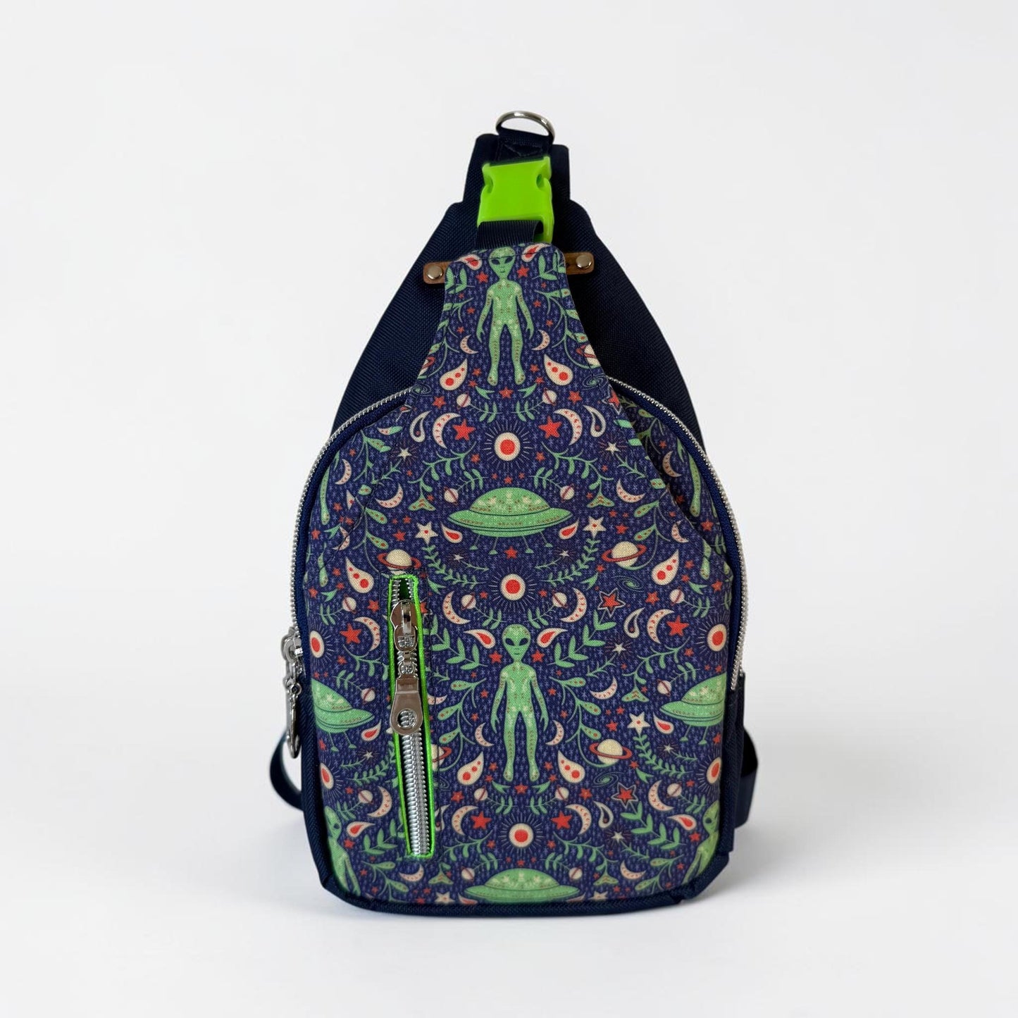 Alien Folk Damask Sling Bag, Small but Spacious