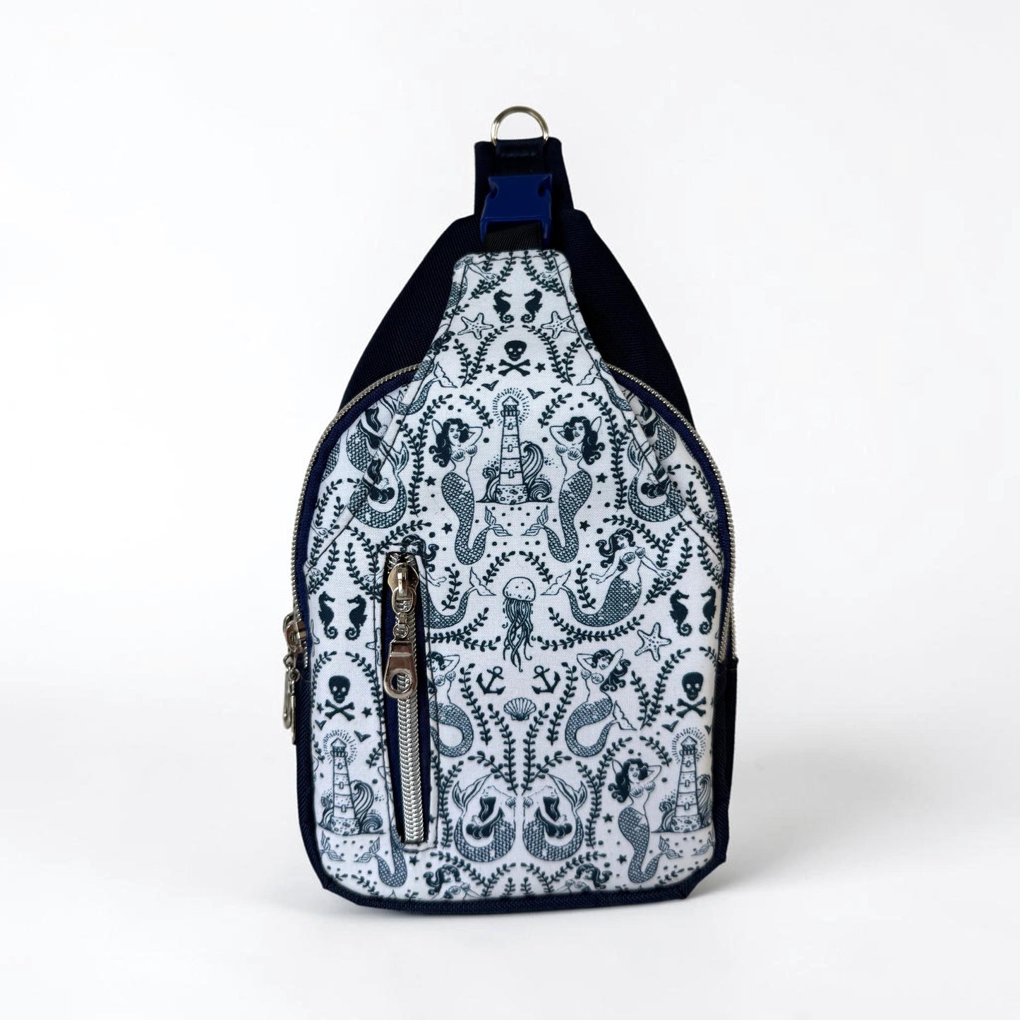 Mermaid Damask Sling Bag Surprisingly Spacious