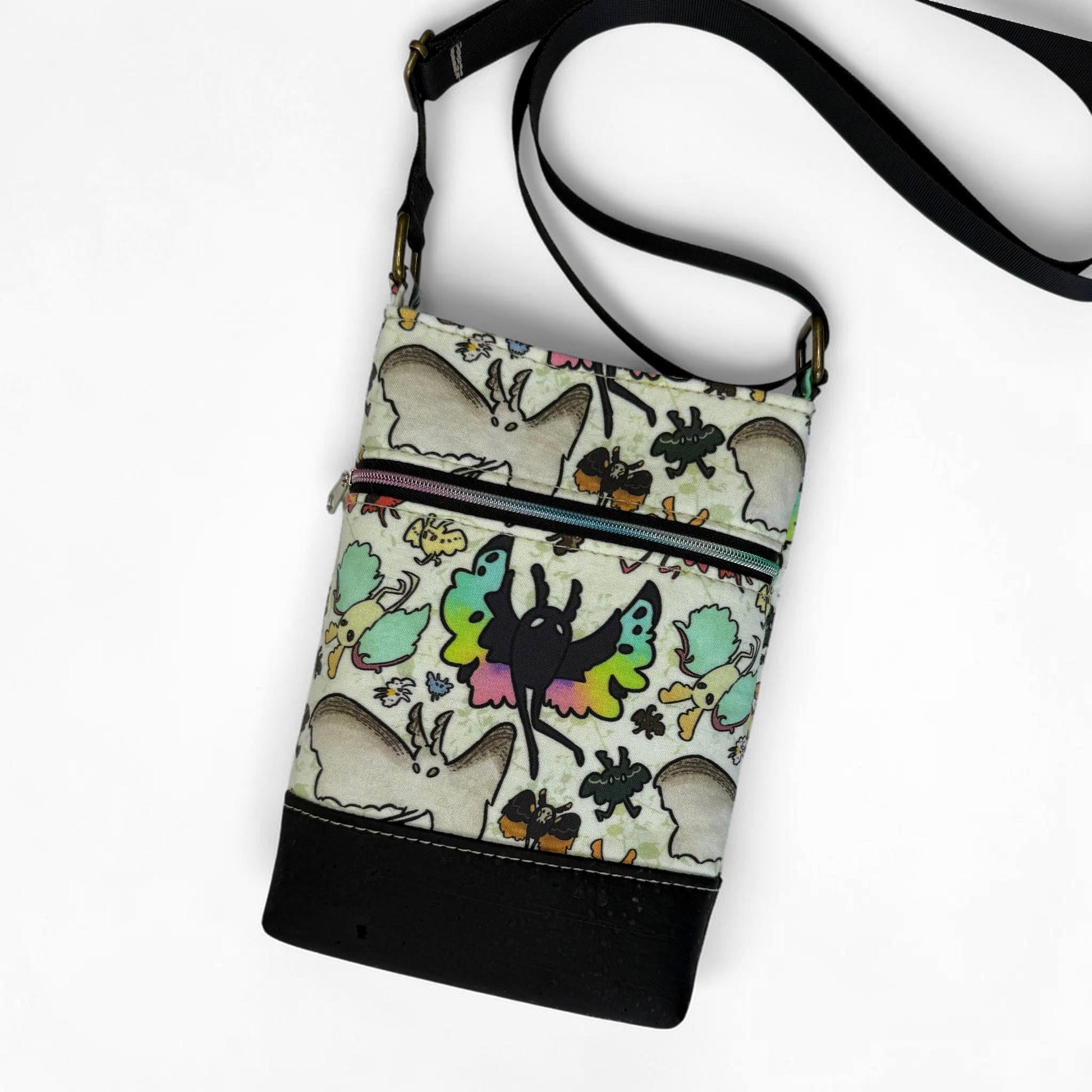 Mothman Compact Crossbody Bag Handmade