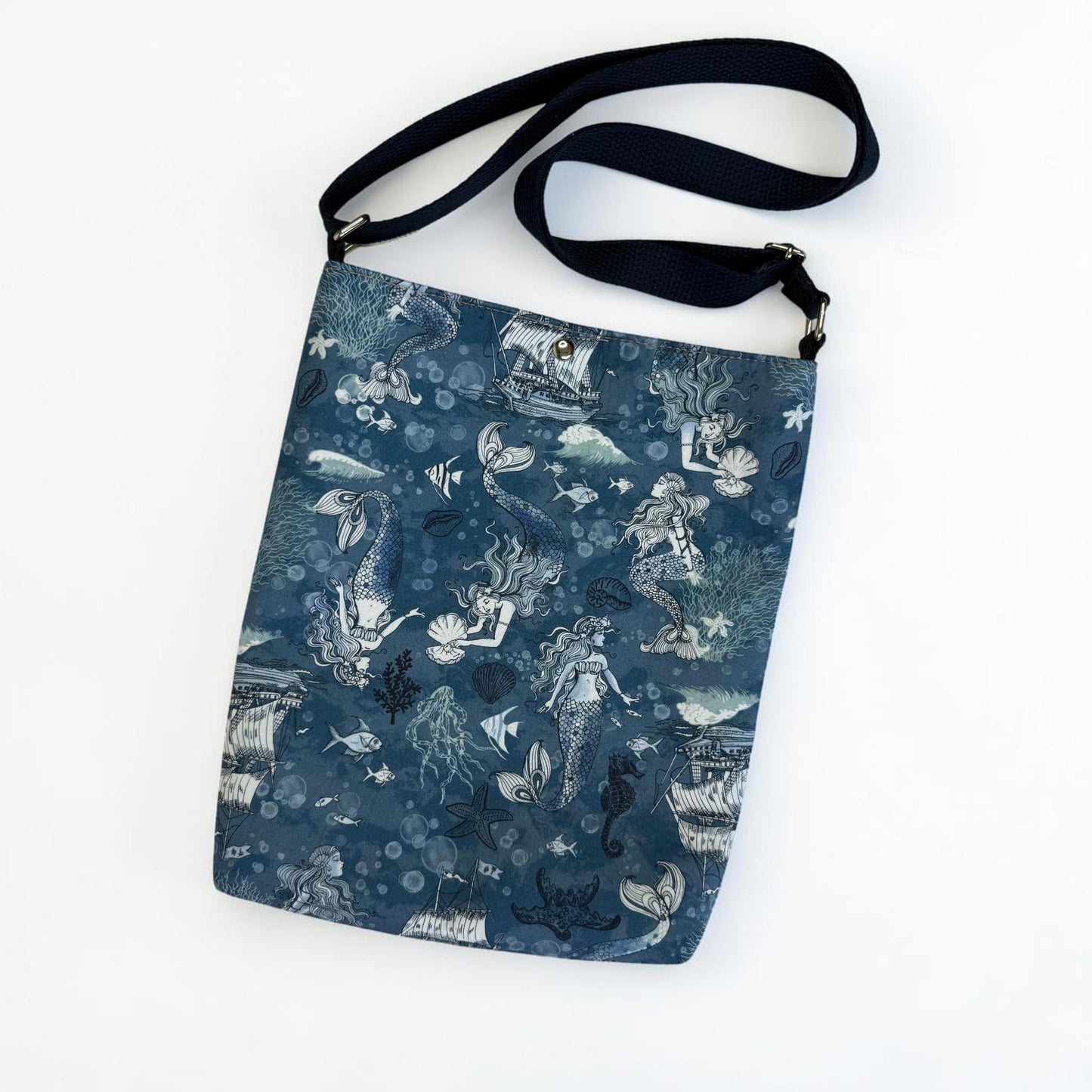 Mermaid Crossbody Tote Bag