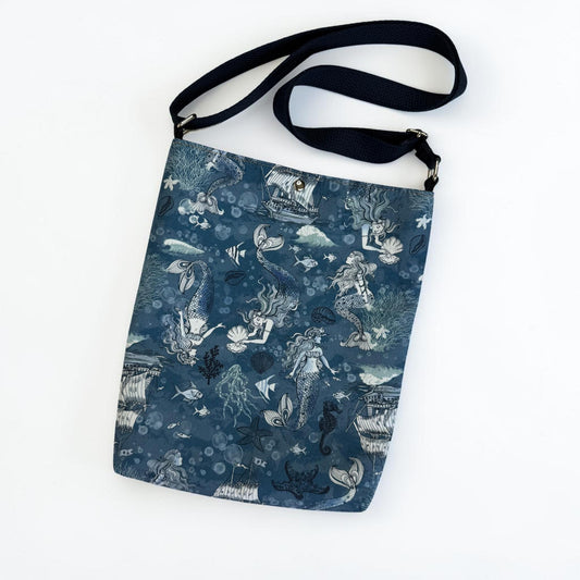 Mermaid Crossbody Tote Bag