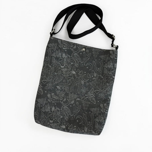 Mothman Crossbody Tote Bag
