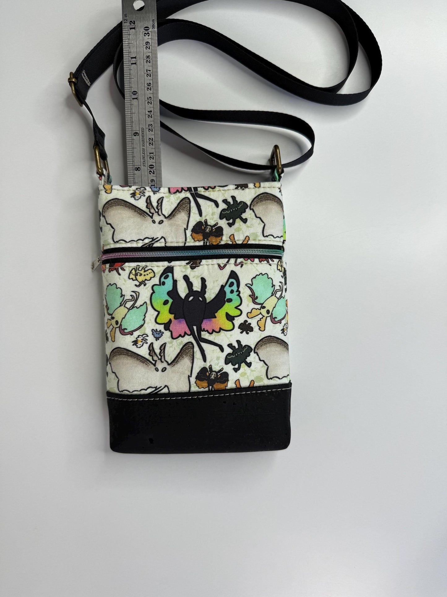 Mothman Compact Crossbody Bag Handmade