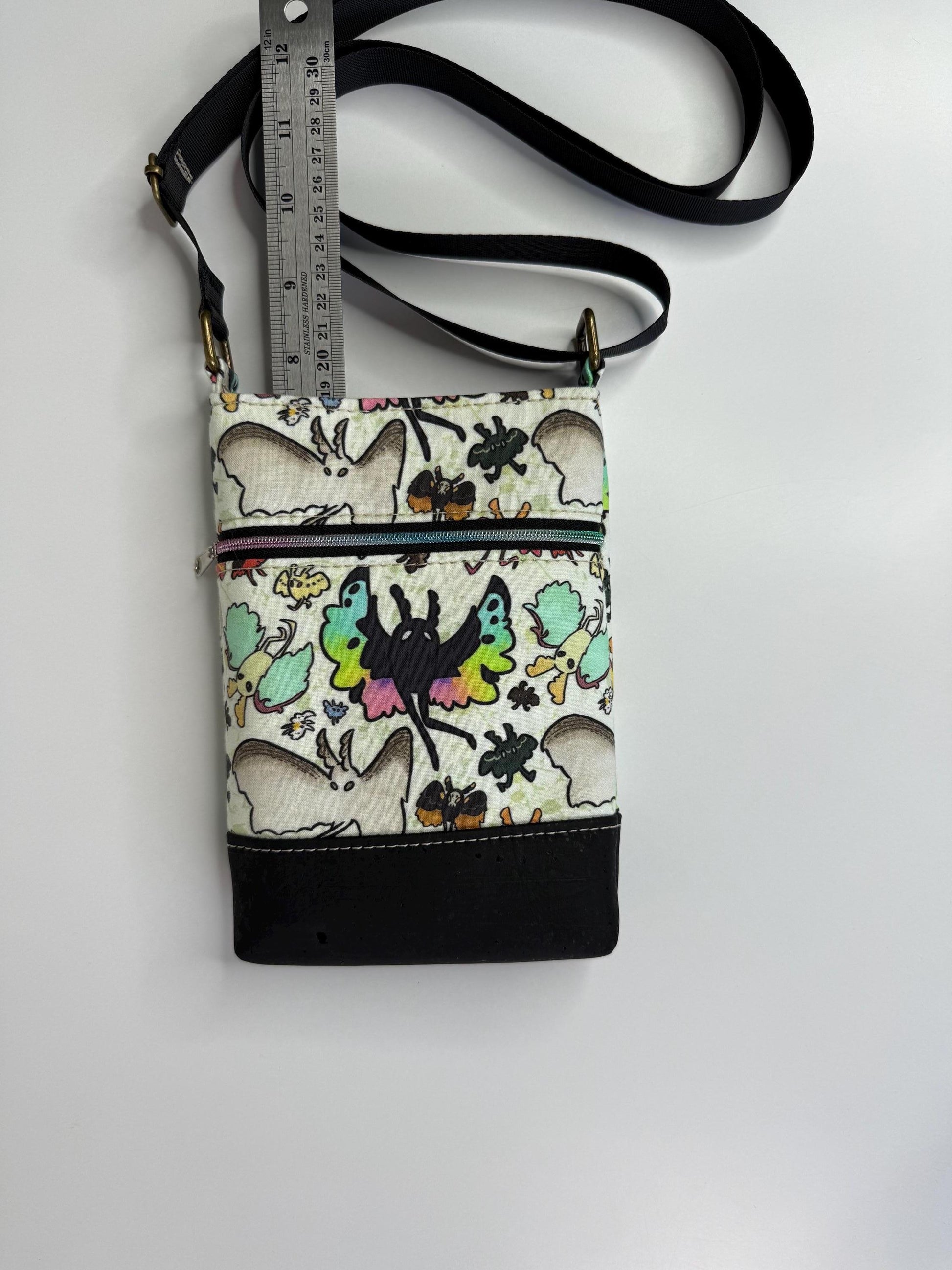 Mothman Compact Crossbody Bag Handmade