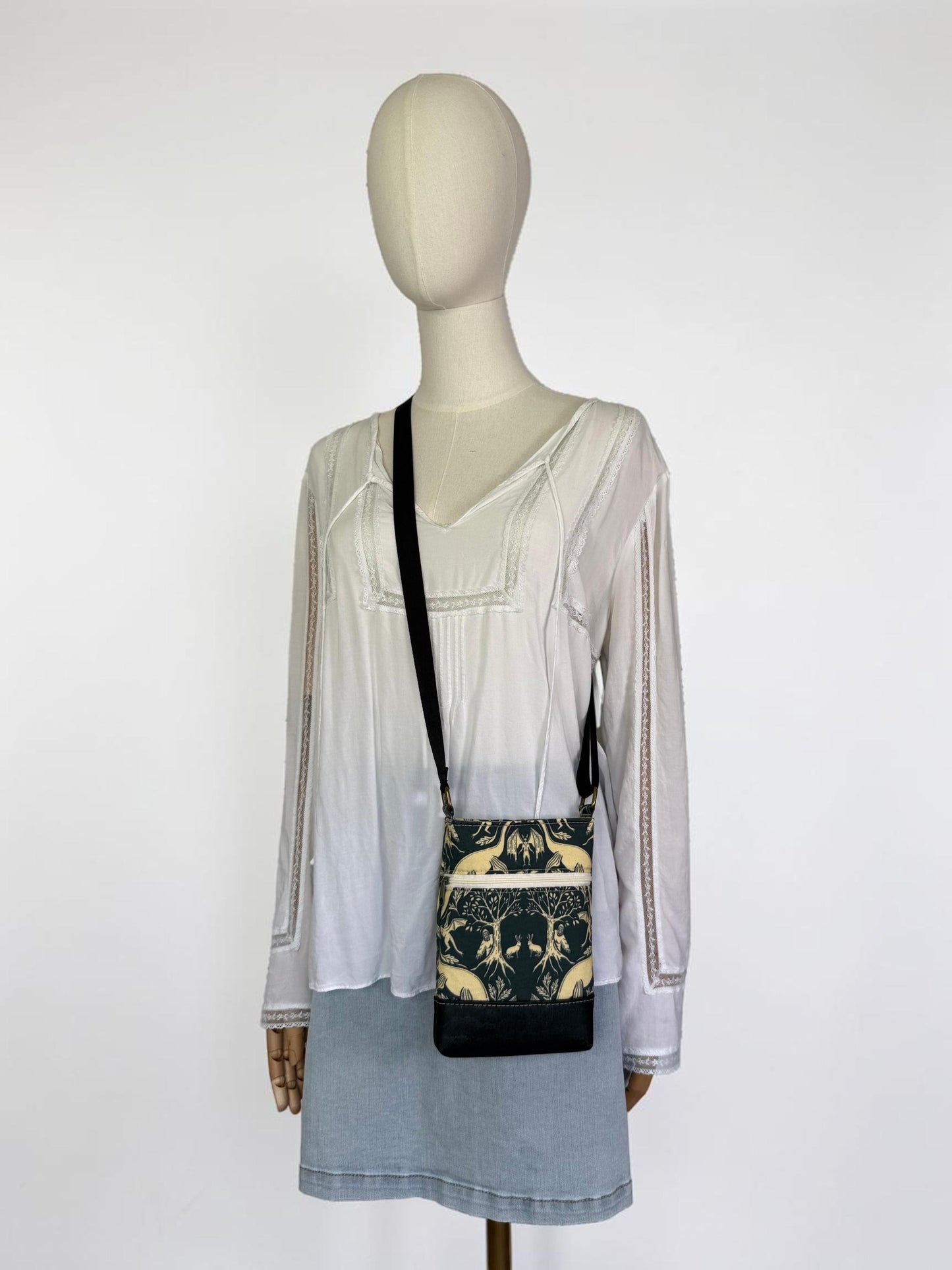 Cryptids Compact Crossbody with Bigfoot, Nessie, Jackalope, and Mothman