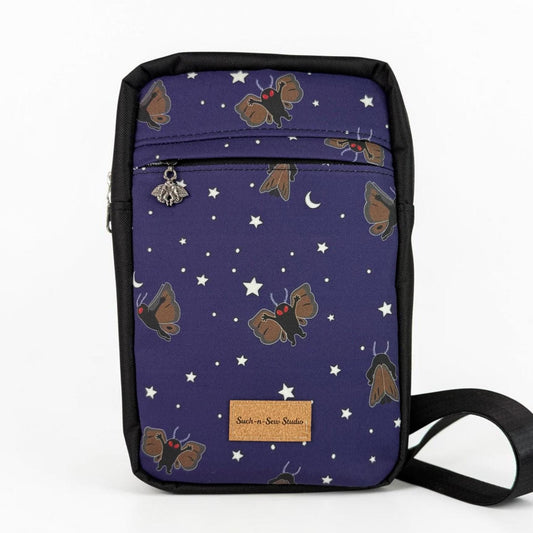 Mothman at Midnight Sling Bag, Big and Boxy