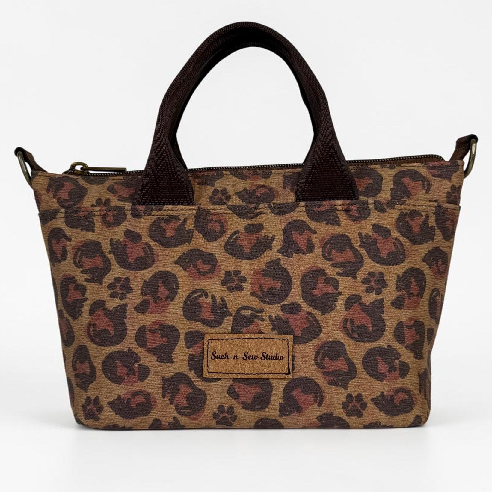 Lazy Leopard Crossbody Bag and Tote Totini