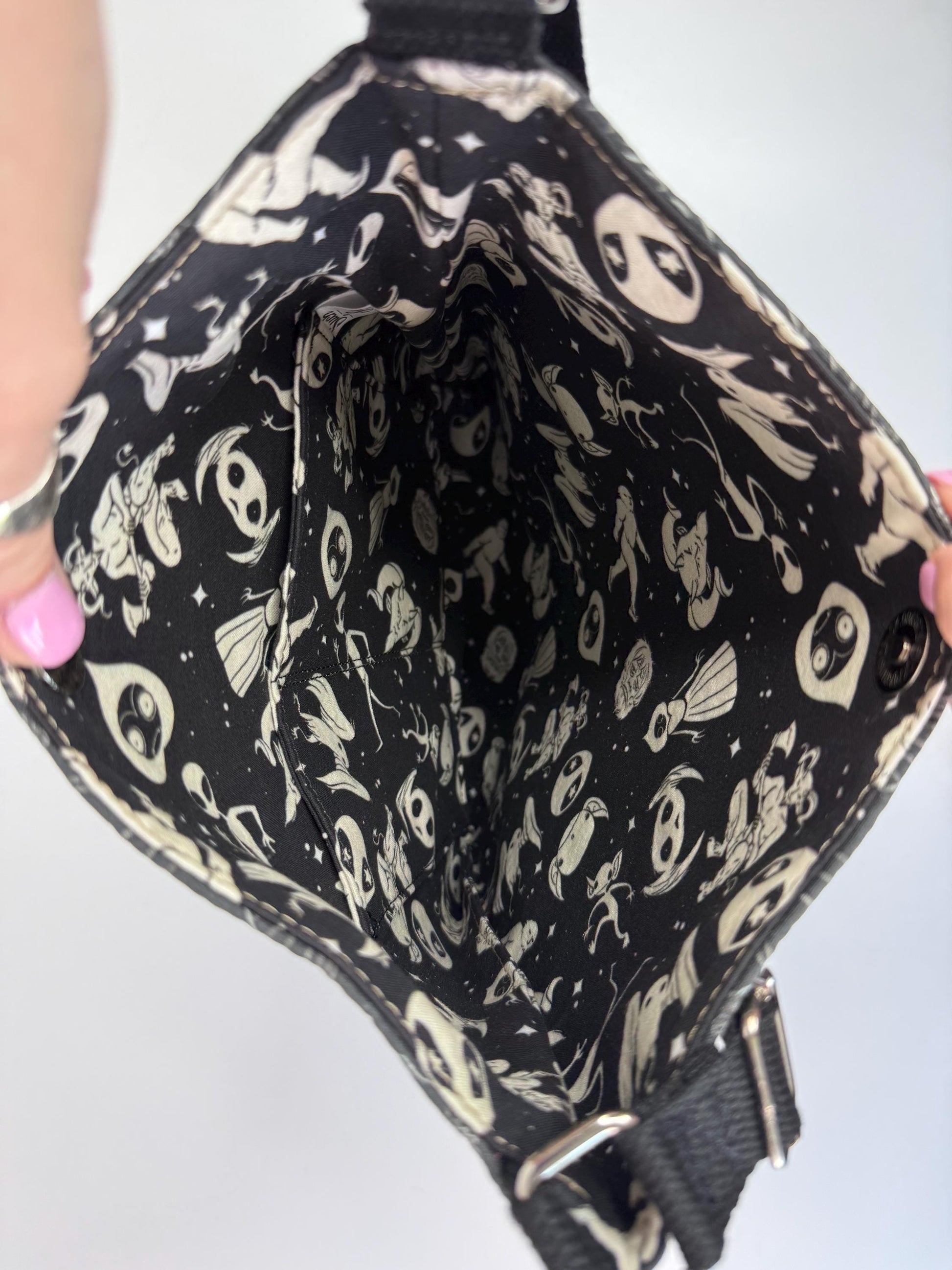 Mothman Crossbody Tote Bag