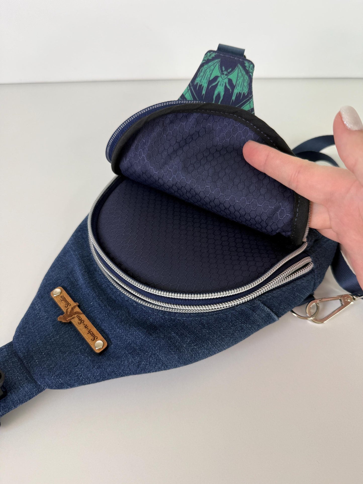 Cryptid Damask Sling Crossbody Bag