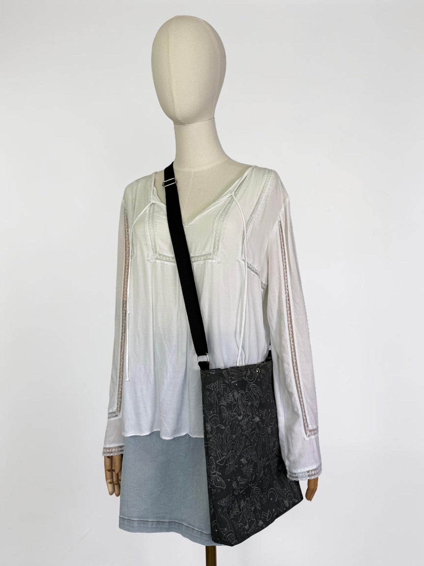 Mothman Crossbody Tote Bag