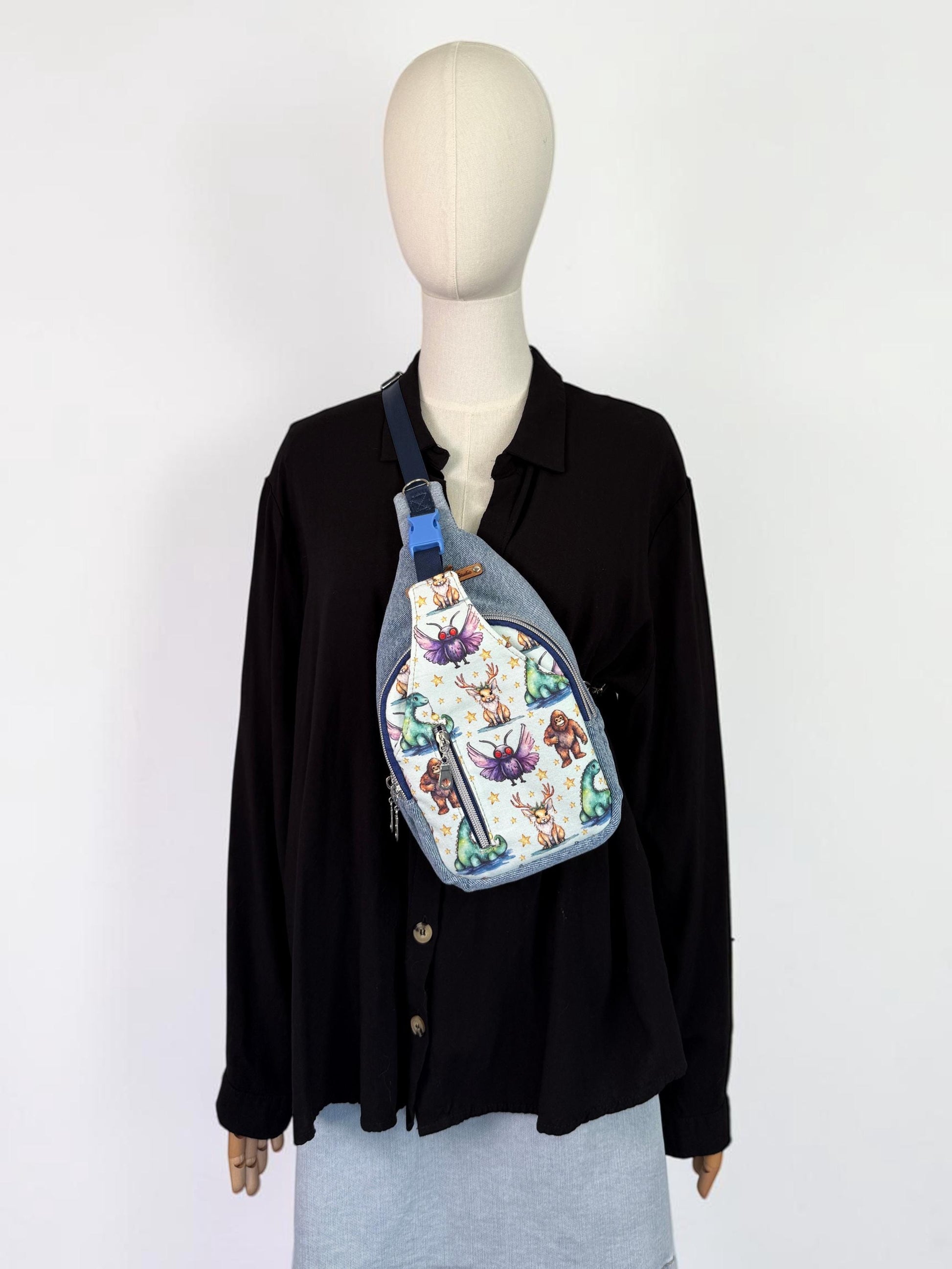Cute Cryptids Sling Crossbody Bag