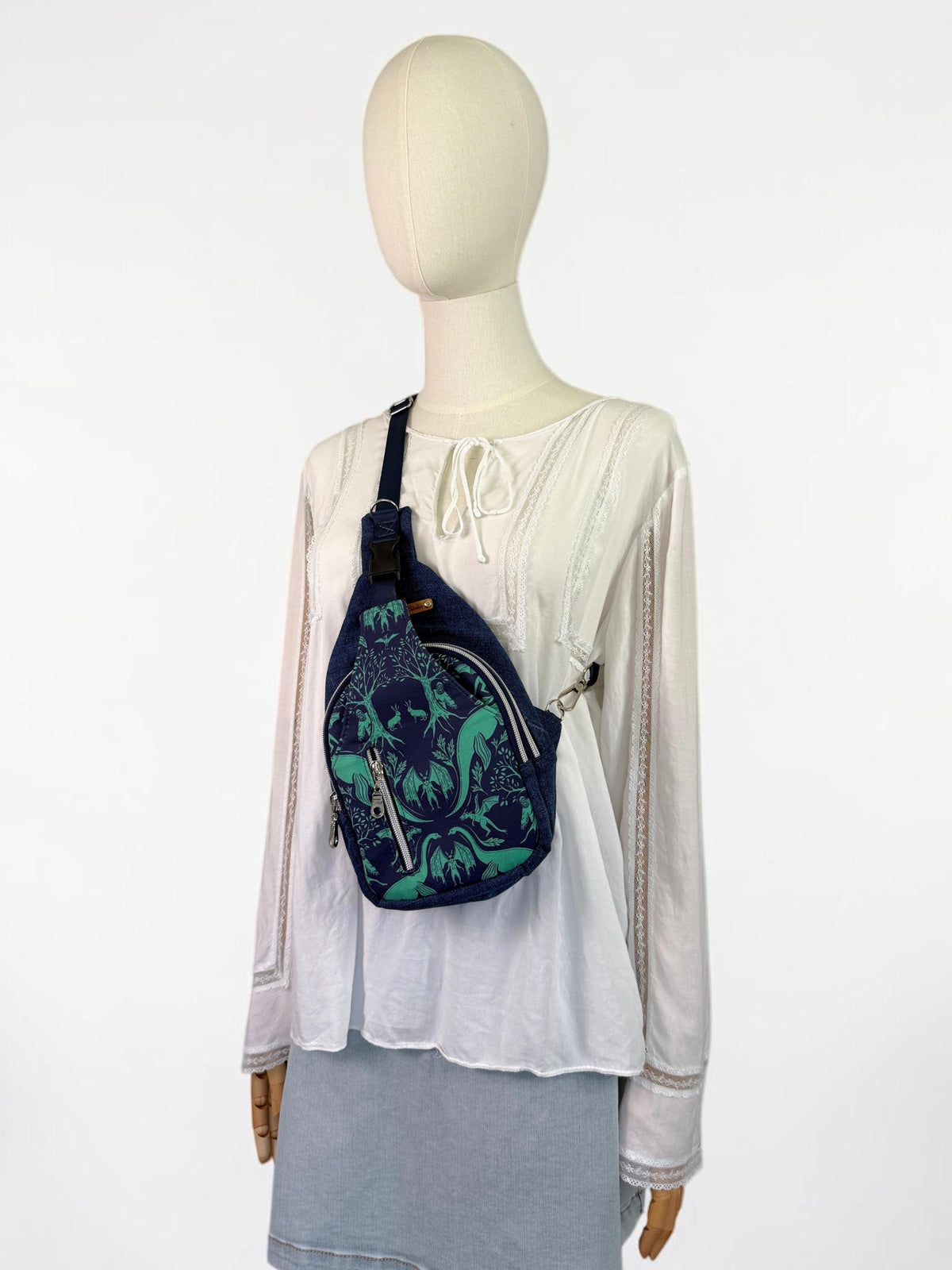 Cryptid Damask Sling Crossbody Bag