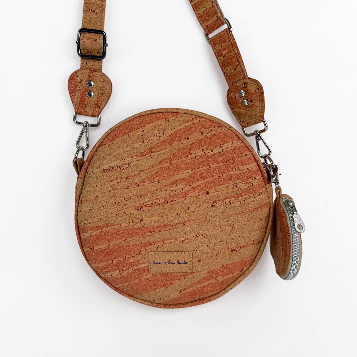 Cork Circle Crossbody Bag