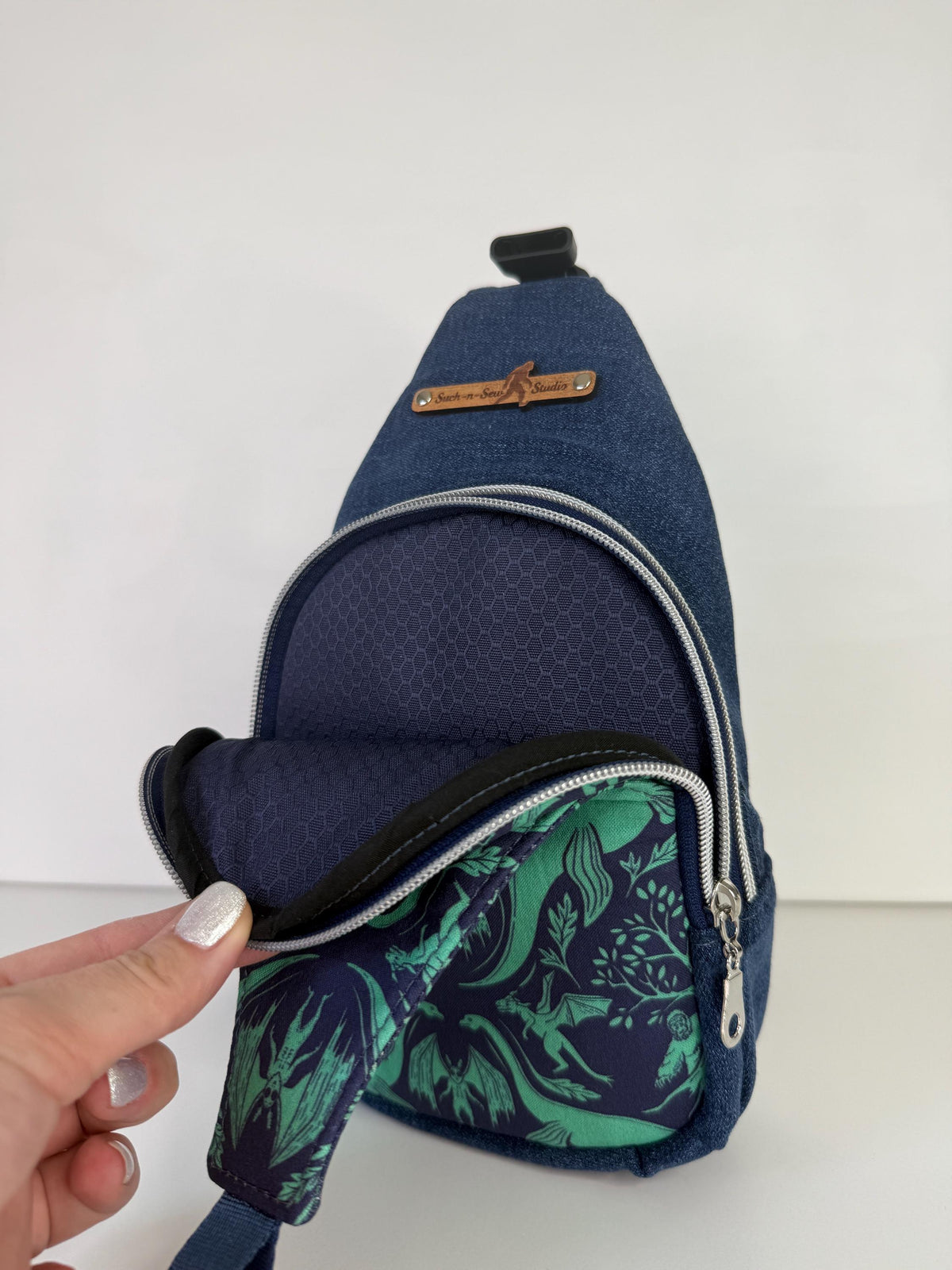 Cryptid Damask Sling Crossbody Bag