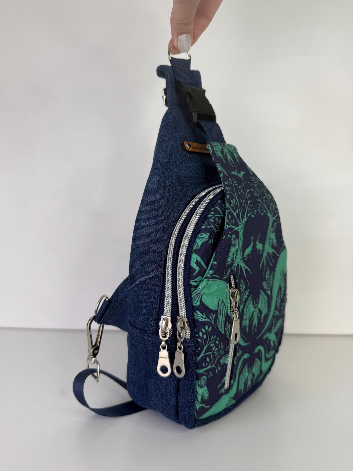 Cryptid Damask Sling Crossbody Bag