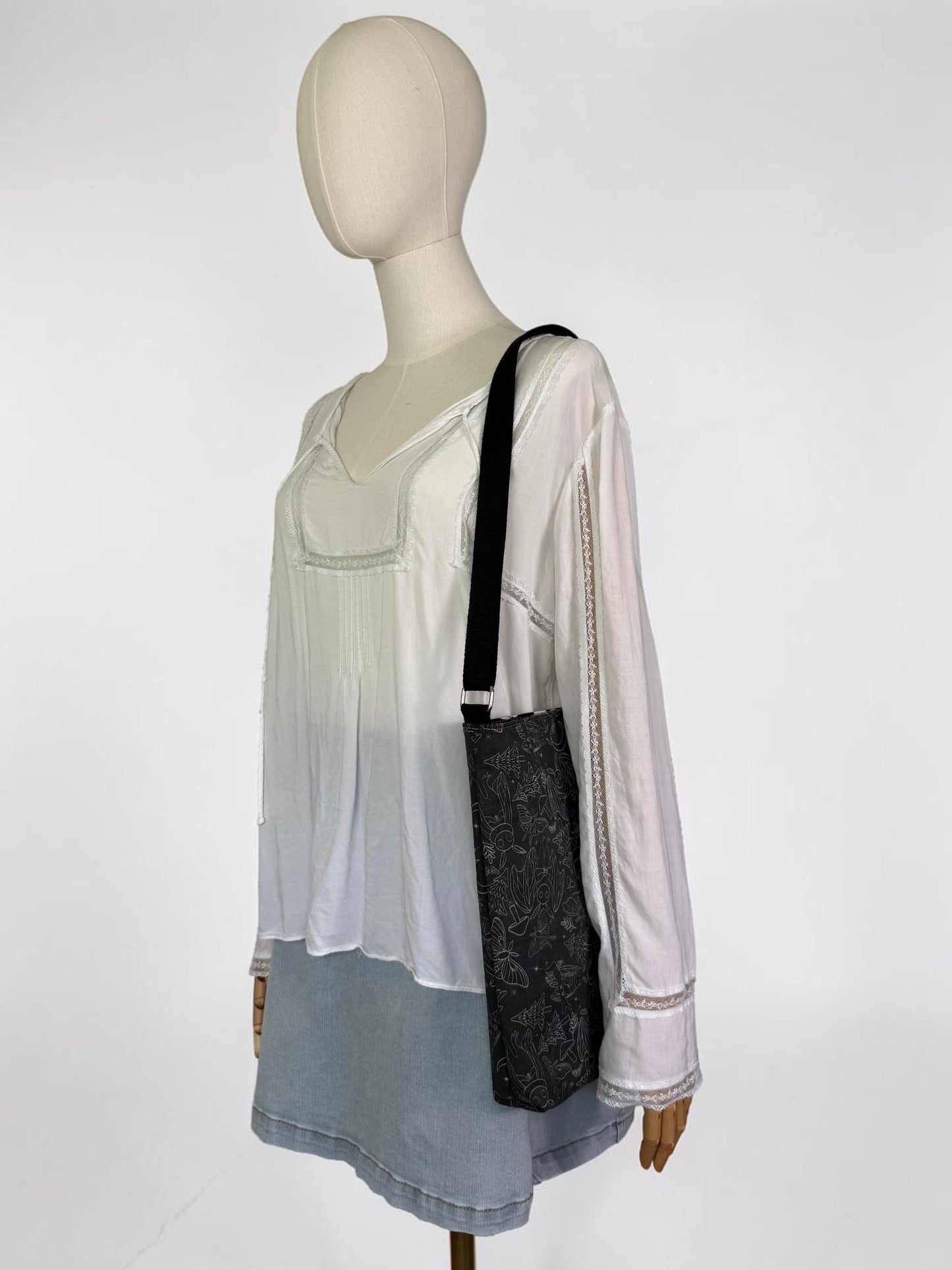 Mothman Crossbody Tote Bag