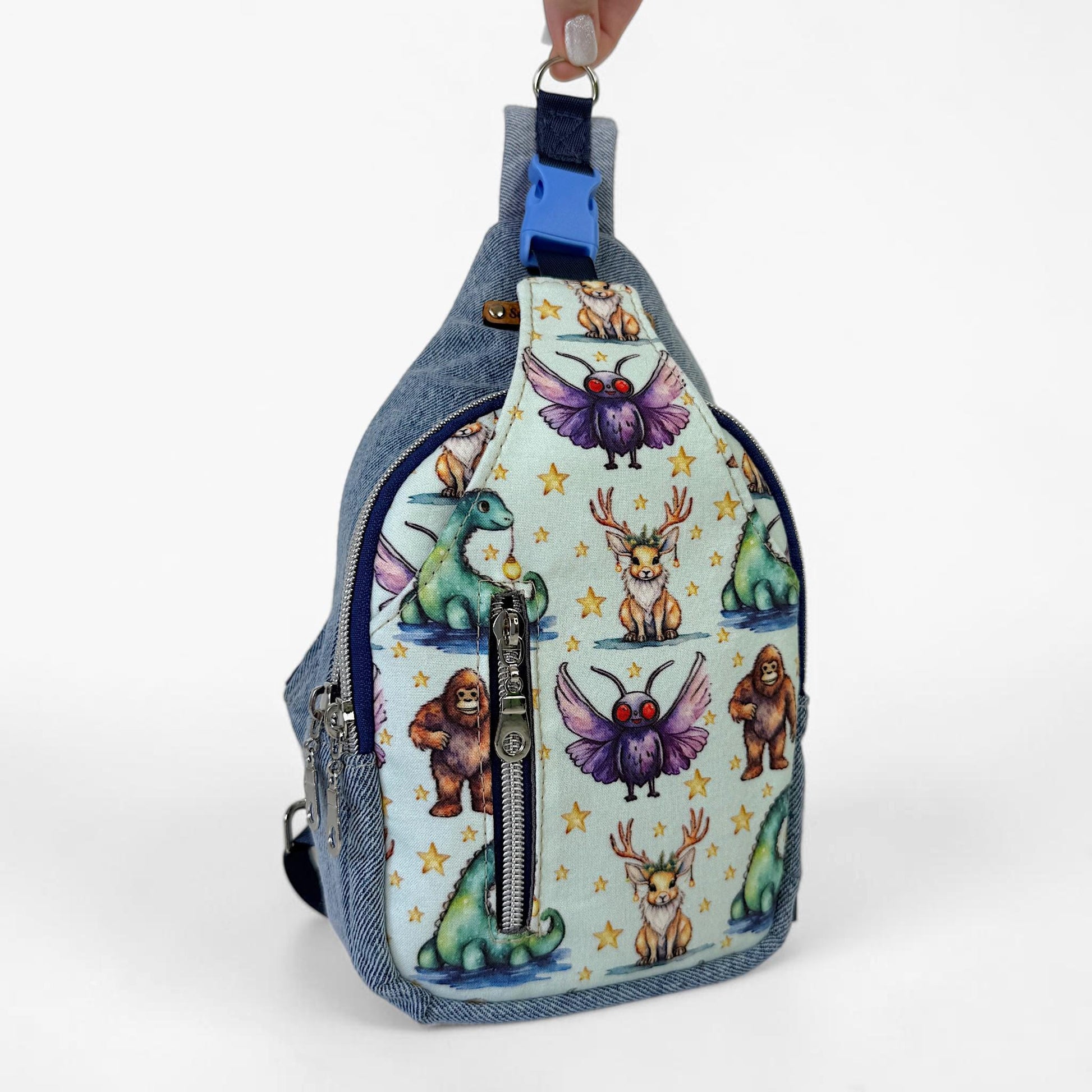 Cute Cryptids Sling Crossbody Bag