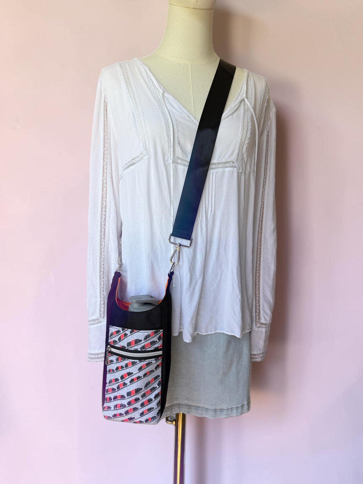 Woolly Worm Water Bottle Crossbody Bag H2O to Go