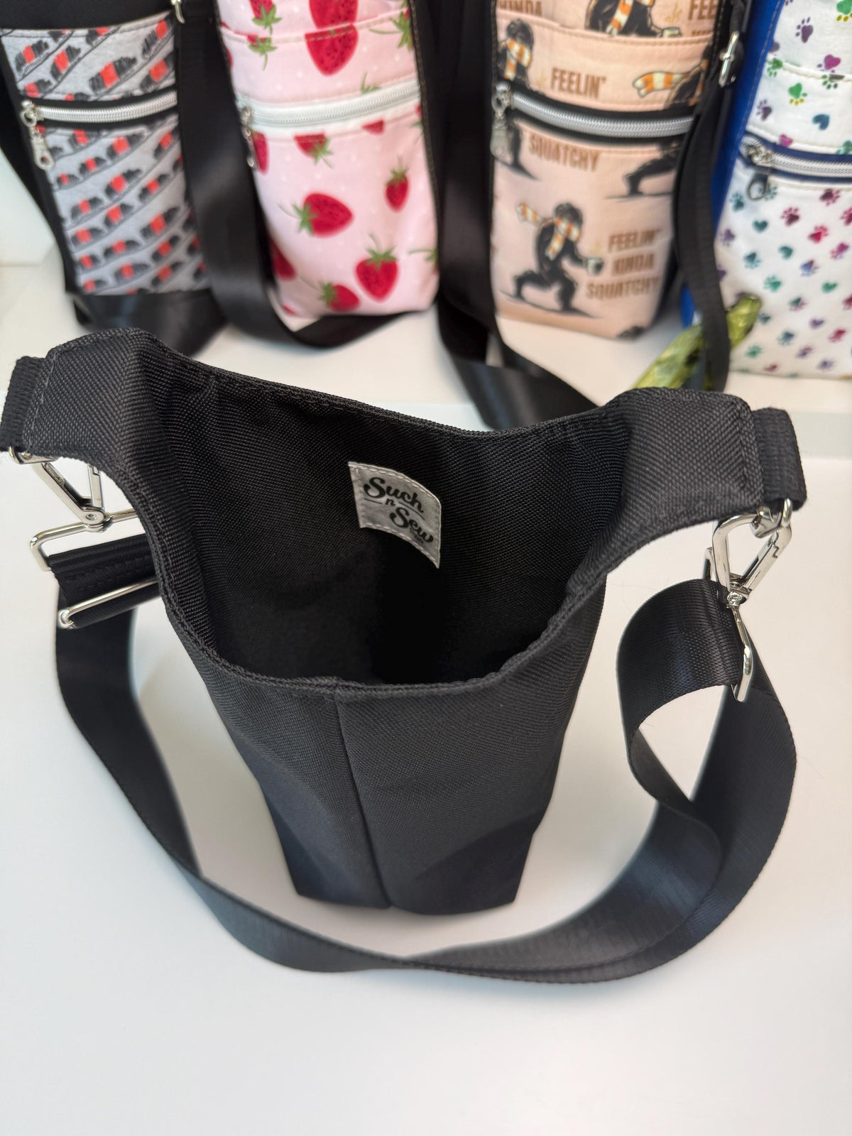 Woolly Worm Water Bottle Crossbody Bag H2O to Go
