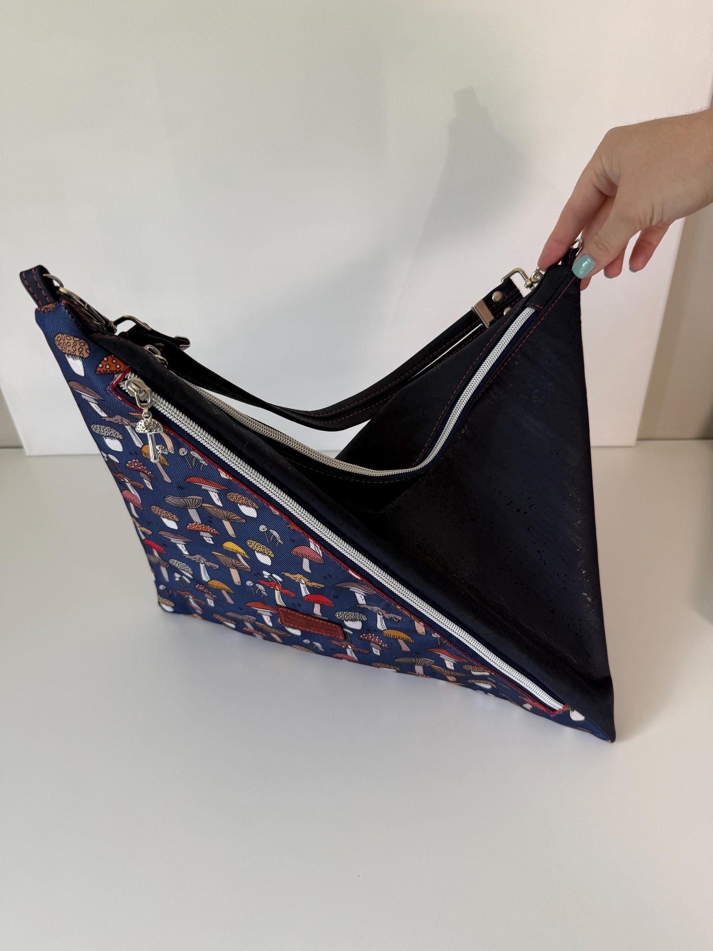 Mushroom Triangular Shoulder Bag