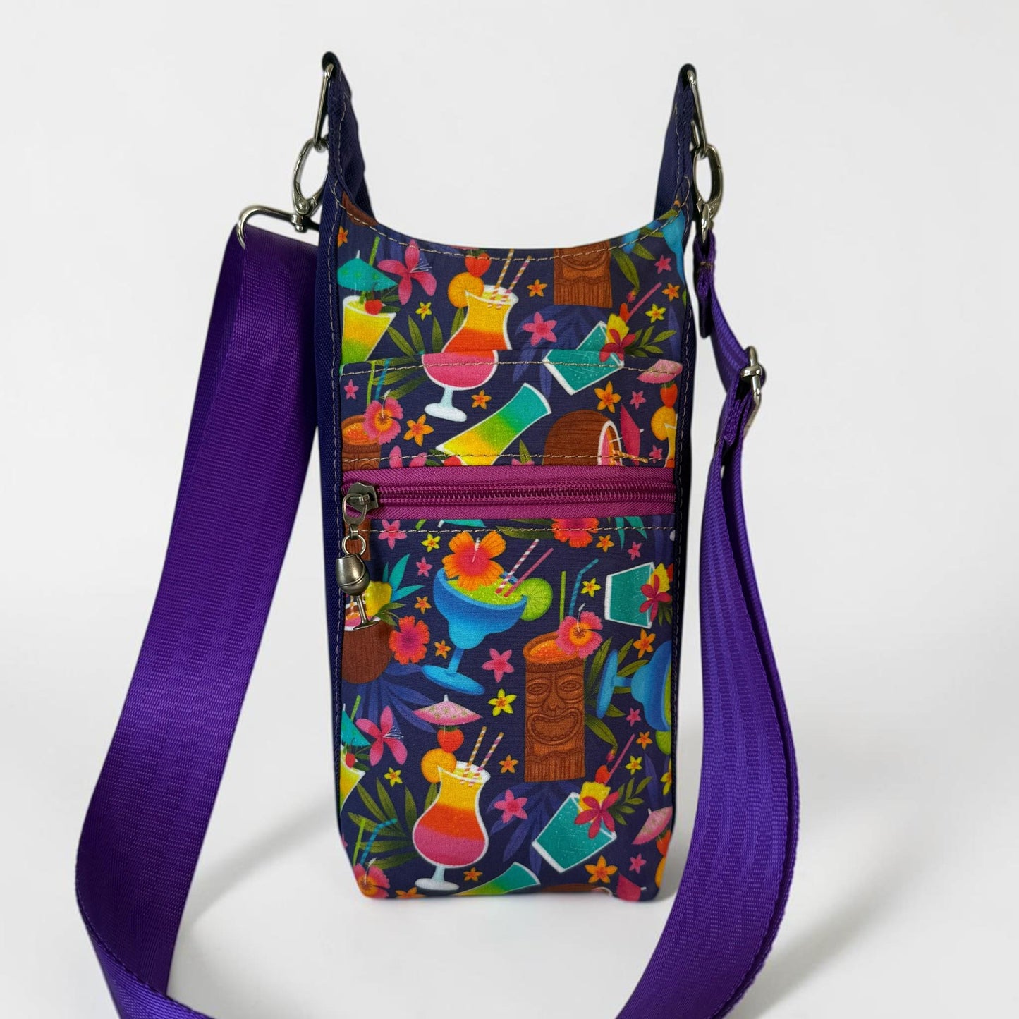 Tiki Bar Water Bottle Crossbody Bag H2O to Go