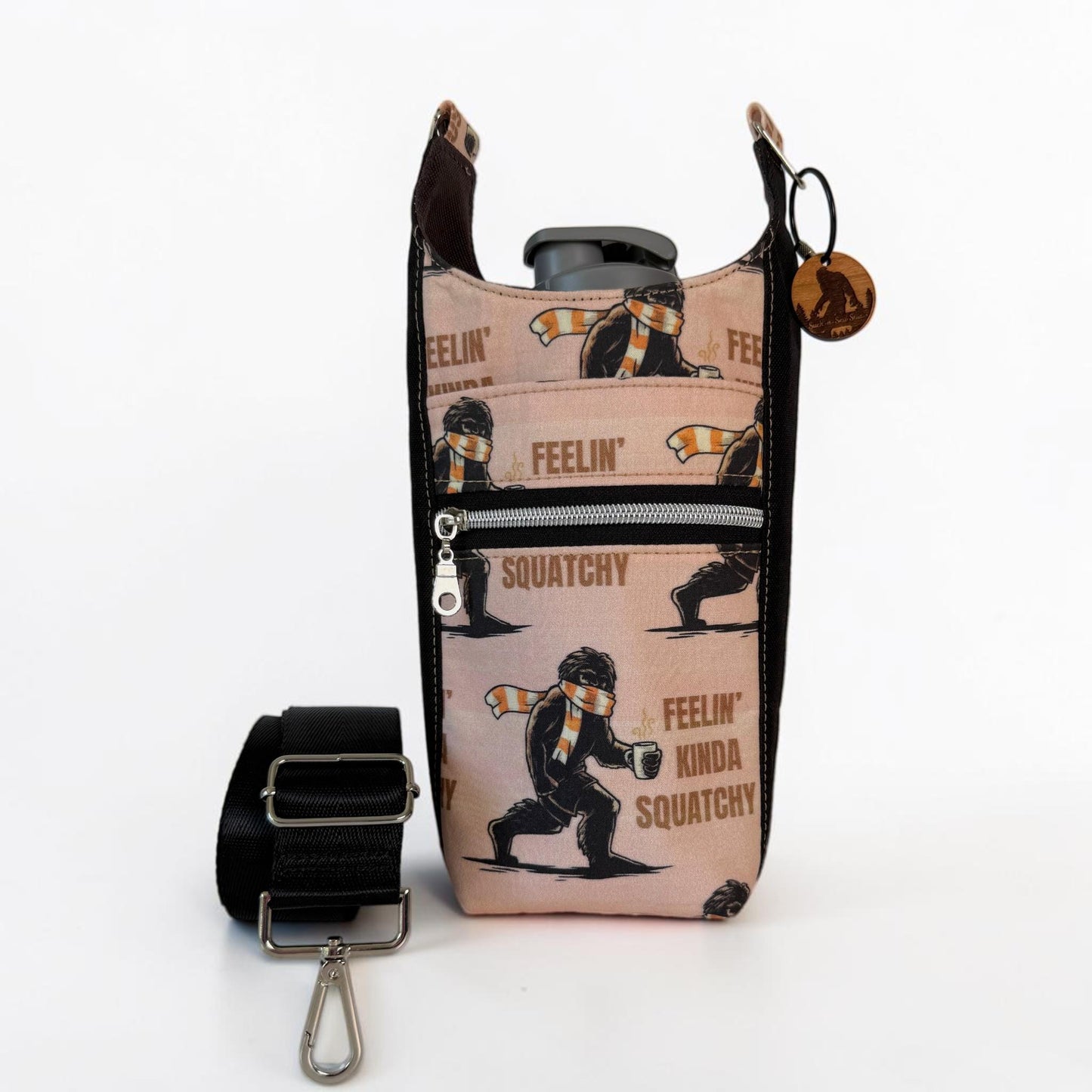 Bigfoot Water Bottle Crossbody Bag H2O to Go