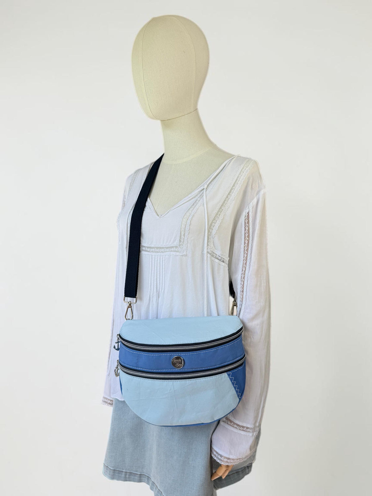 Upcycled Sailcloth Bum Bag Crossbody