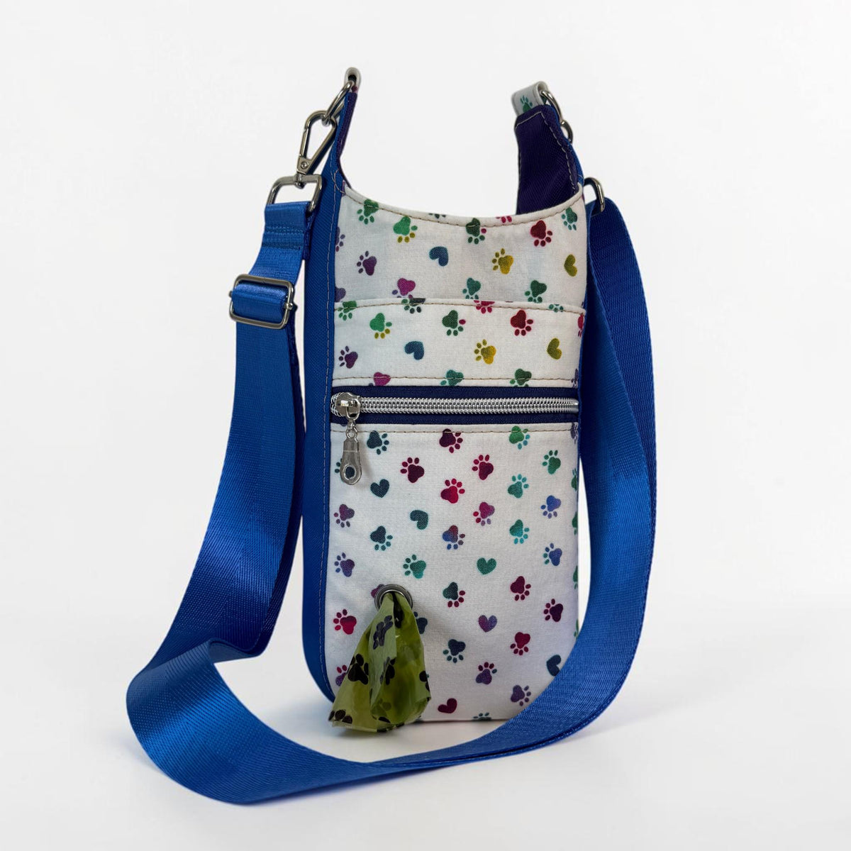 Paw Love Water Bottle Bag with Dog Poo Bag Dispenser