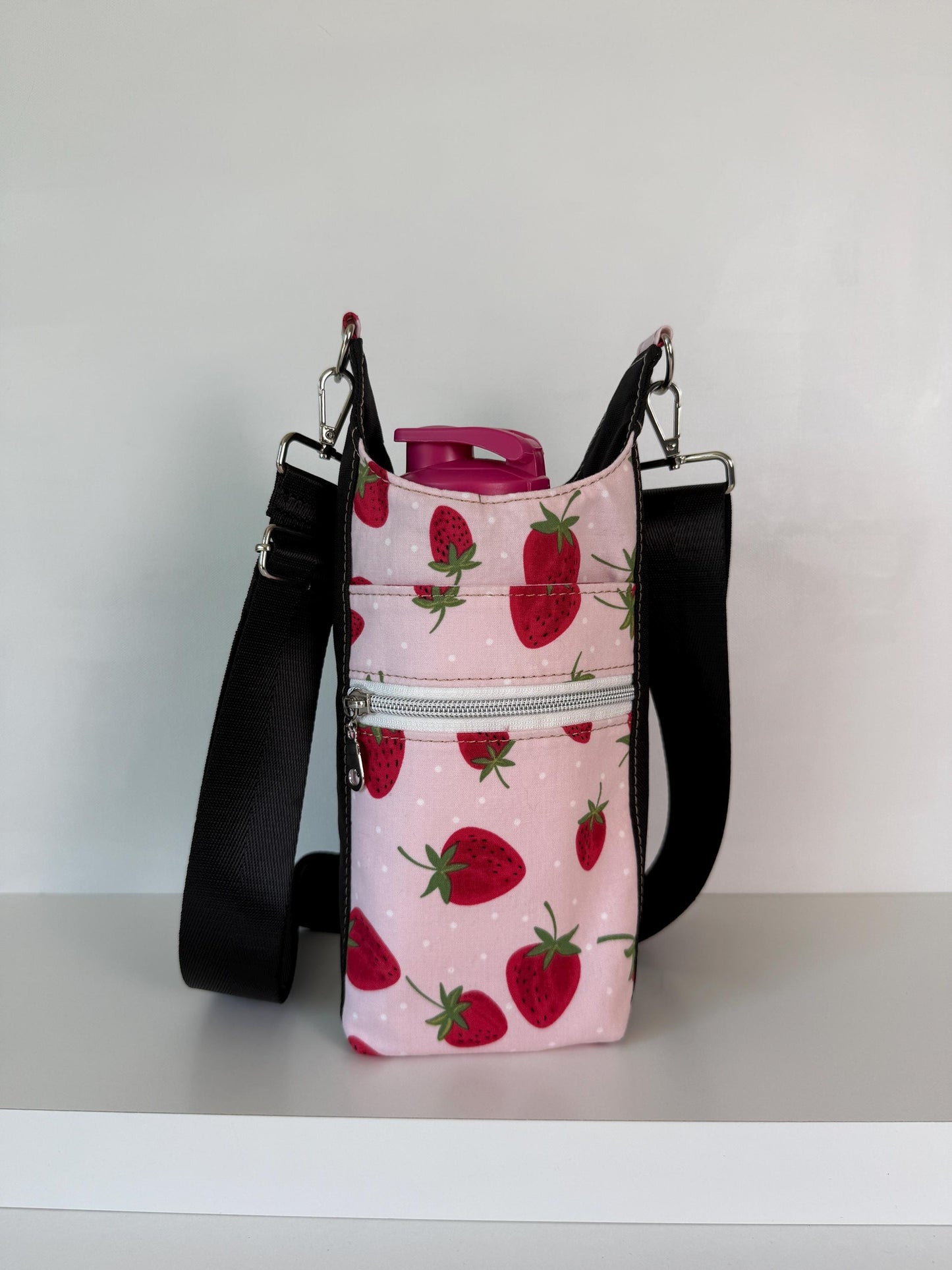 Strawberry Water Bottle Crossbody Bag H2O to Go