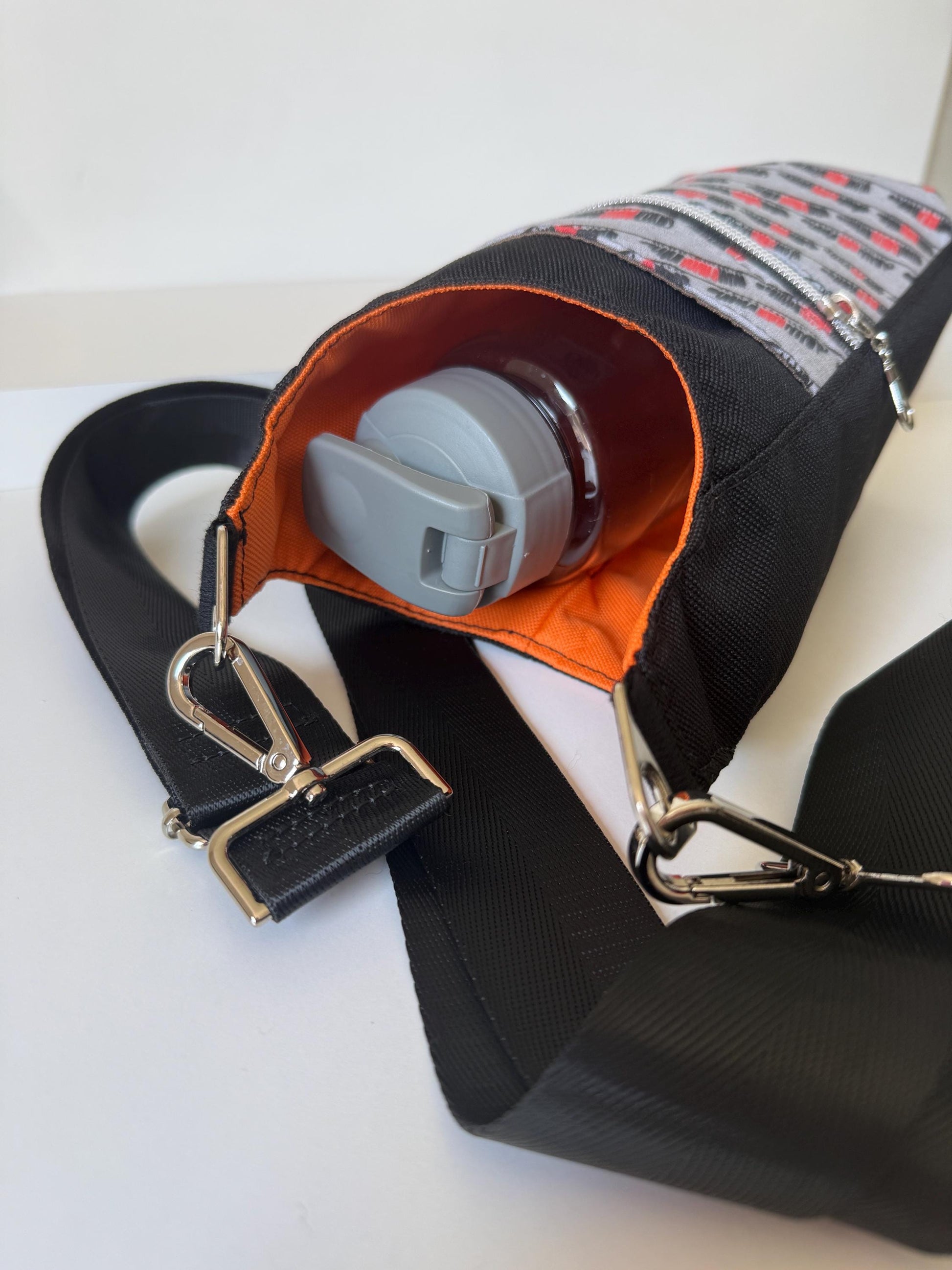 Woolly Worm Water Bottle Crossbody Bag H2O to Go