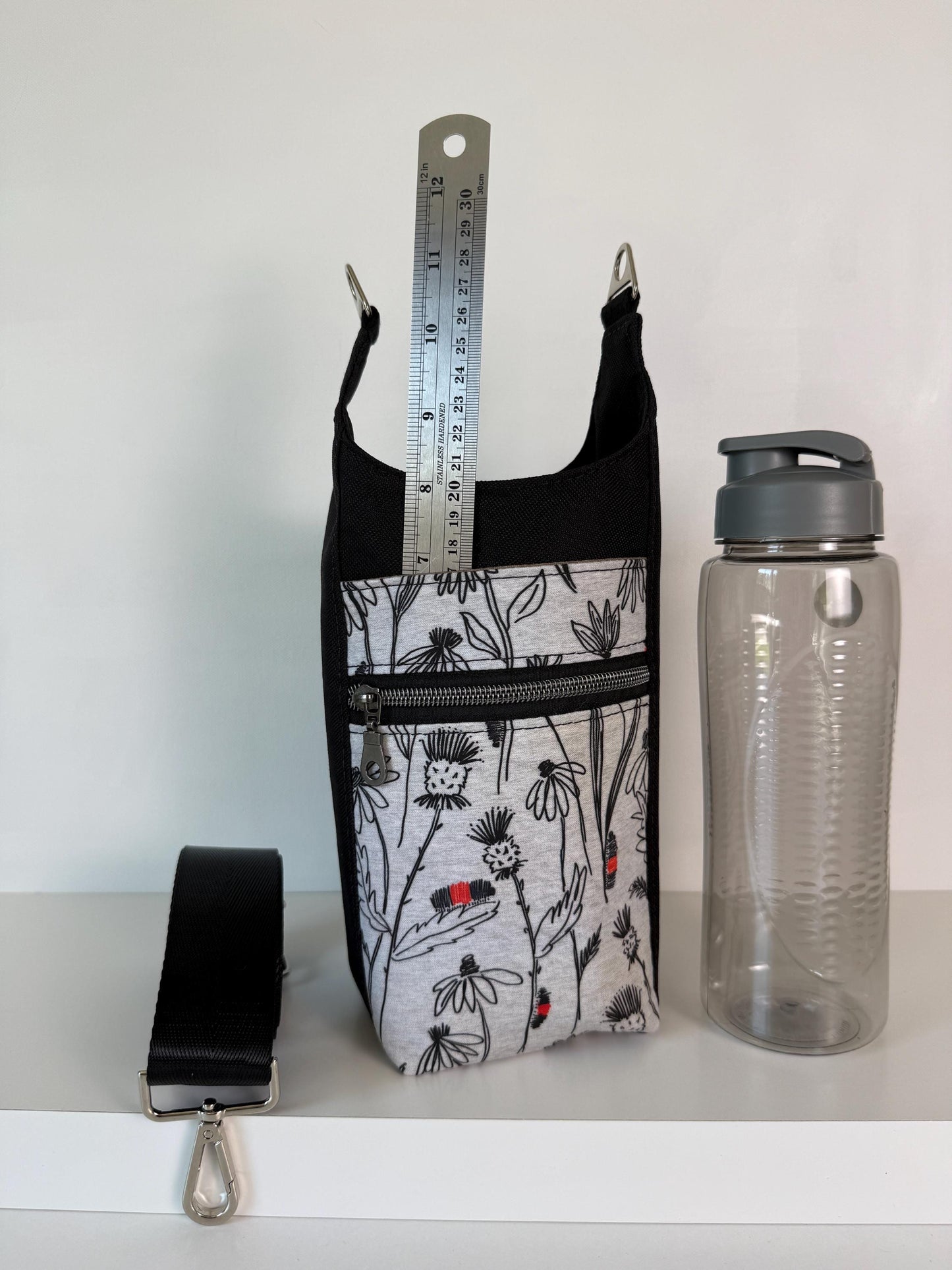 Woolly Worm Water Bottle Crossbody Bag H2O to Go