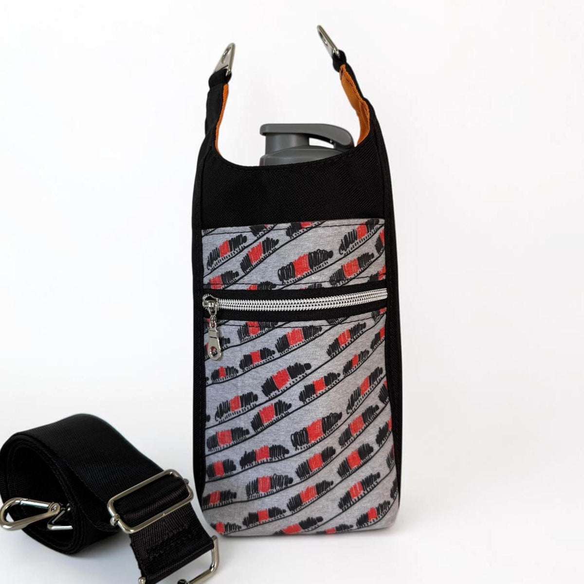 Woolly Worm Water Bottle Crossbody Bag H2O to Go