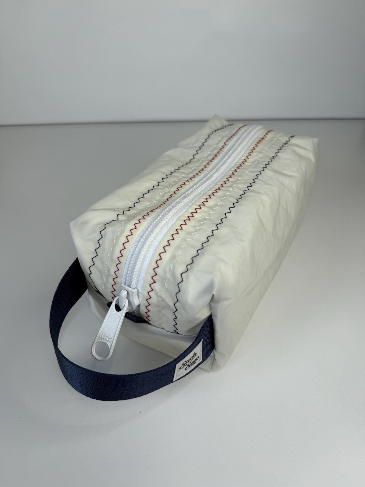 Upcycled Sailcloth Dopp Kit Toiletry Bag
