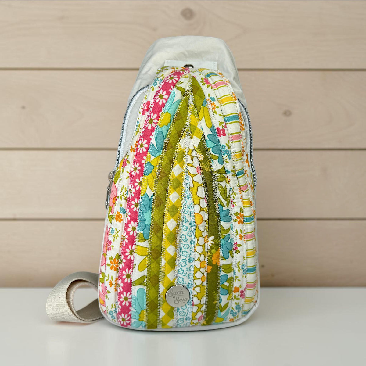 A Blooming Bunch Sailcloth Sling Bag