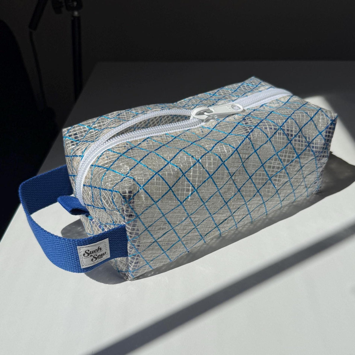 Upcycled Kevlar Sailcloth Dopp Kit Toiletry Bag