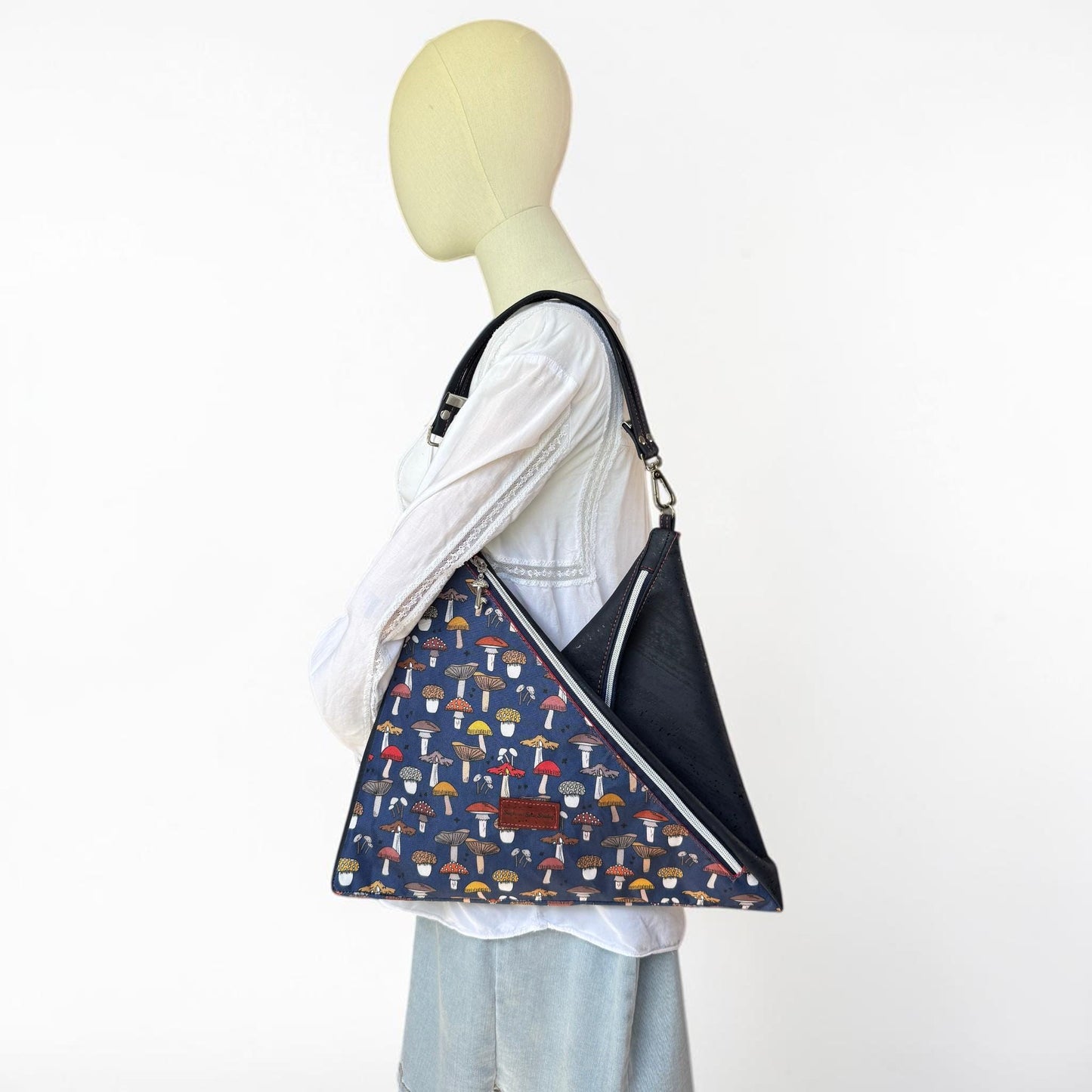 Mushroom Triangular Shoulder Bag