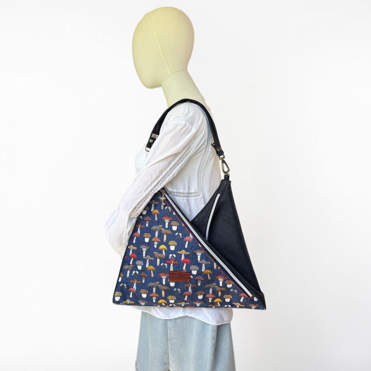 Mushroom Triangular Shoulder Bag
