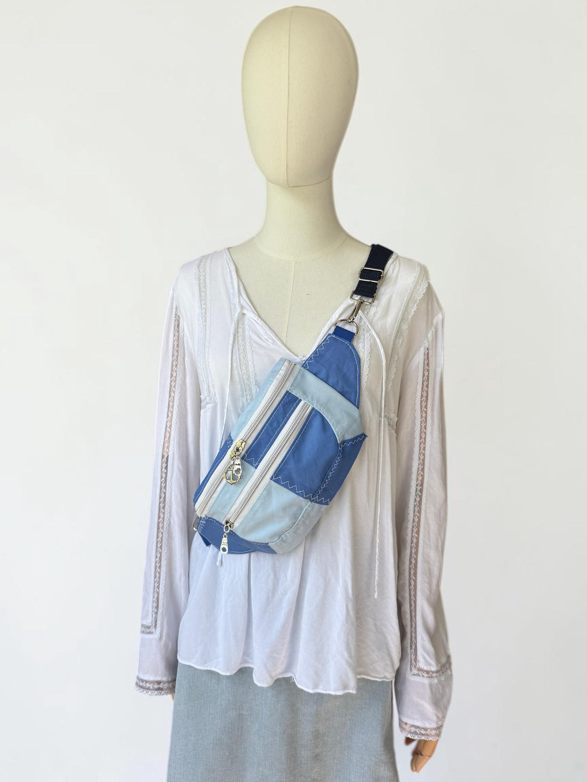 Upcycled Sailcloth Sling Bag