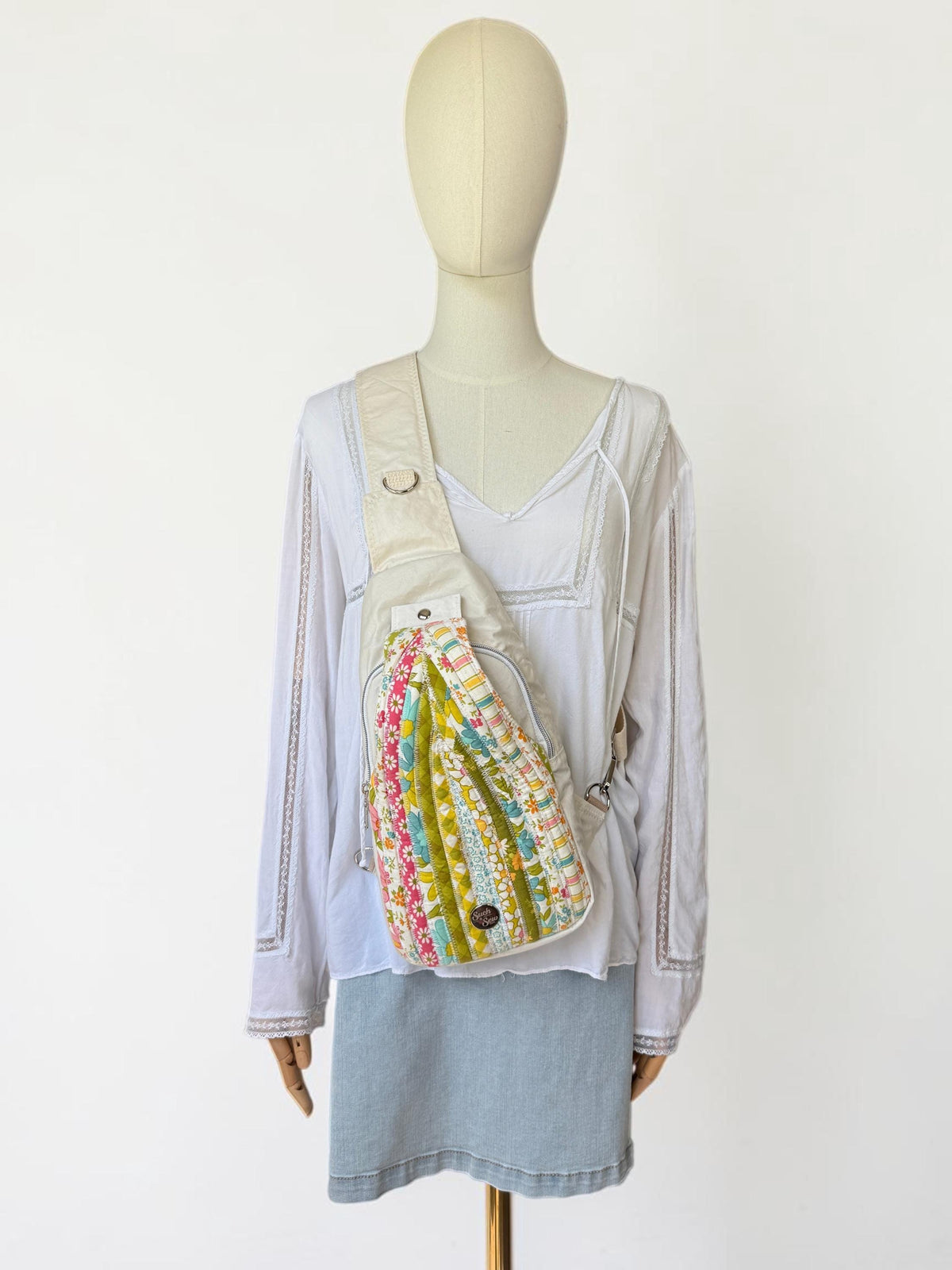A Blooming Bunch Sailcloth Sling Bag