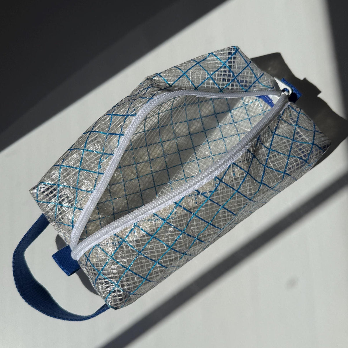 Upcycled Kevlar Sailcloth Dopp Kit Toiletry Bag