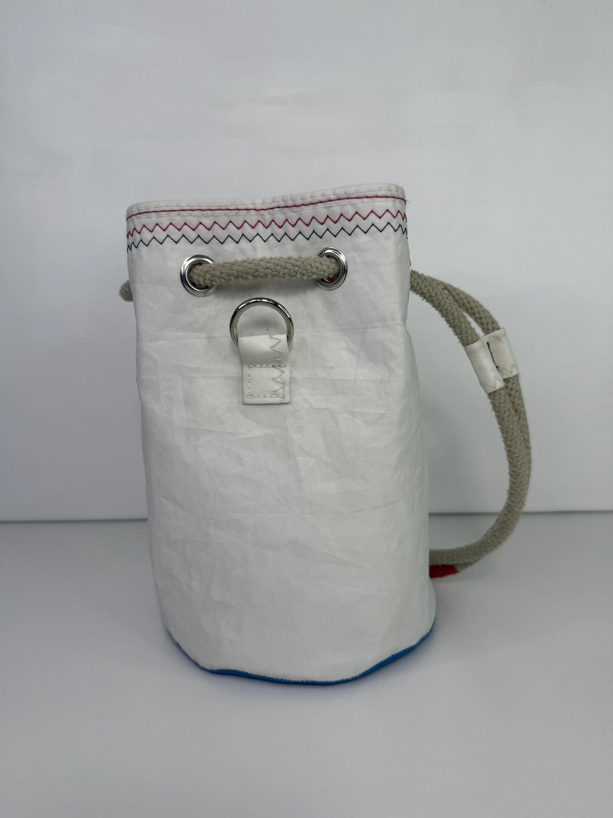 Upcycled Sailcloth Bucket Bag Crossbody Purse