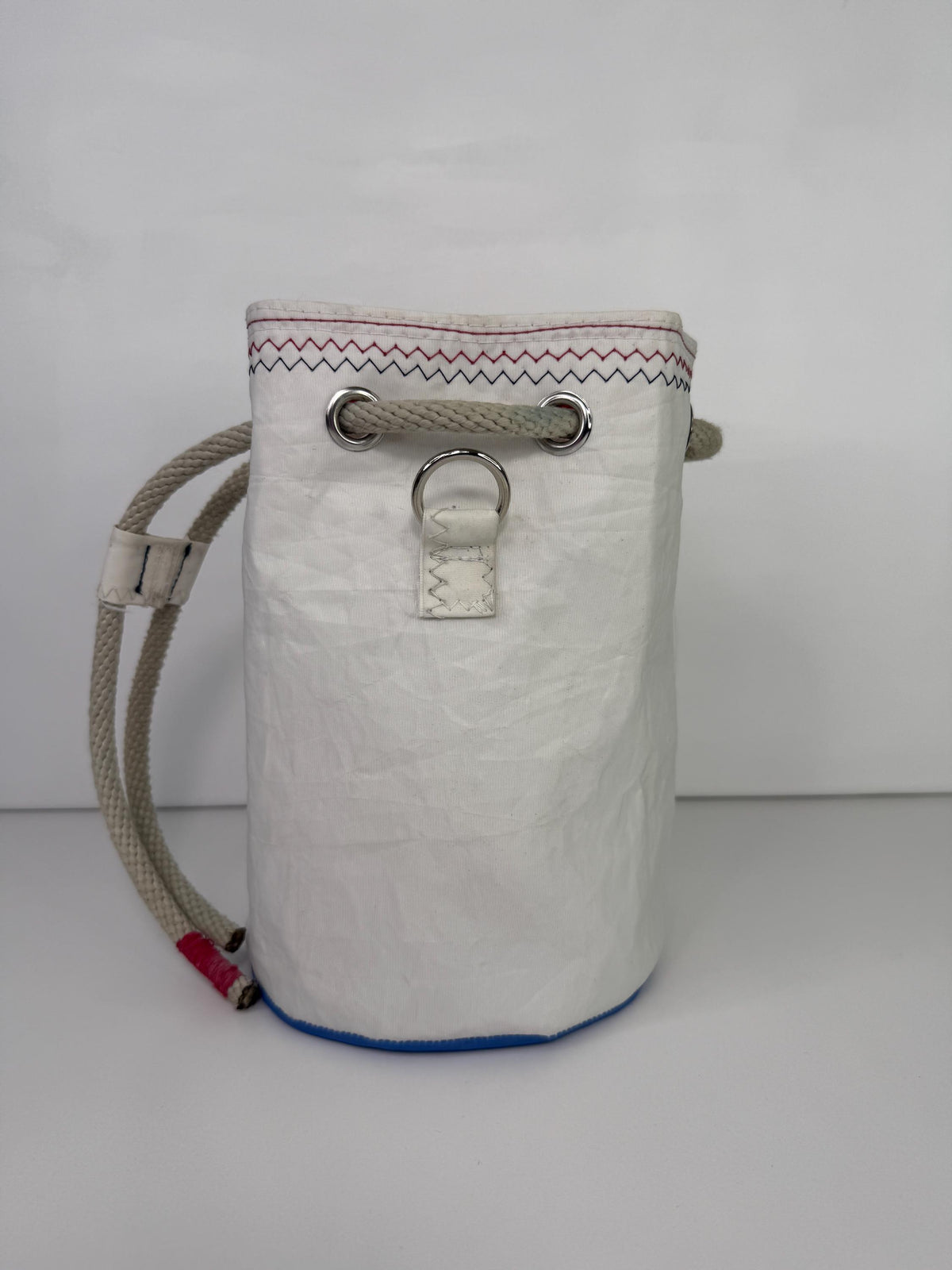 Upcycled Sailcloth Bucket Bag Crossbody Purse