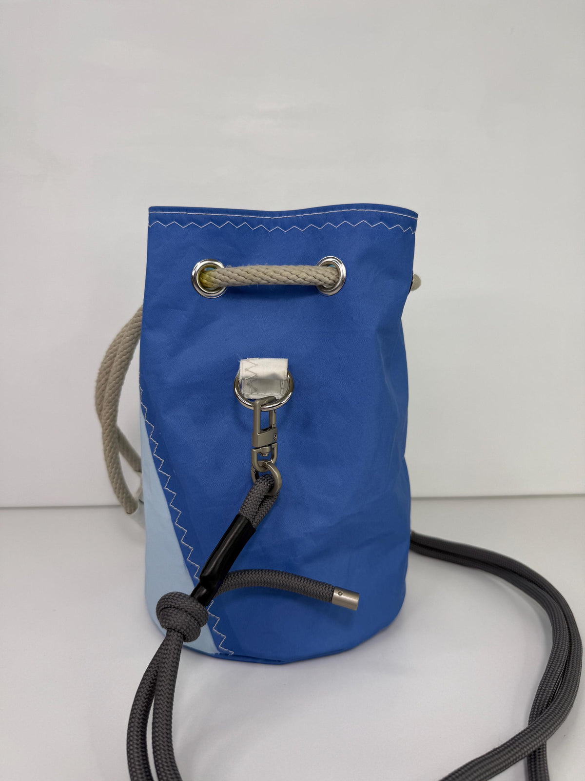 Upcycled Sailcloth Bucket Bag Crossbody Purse