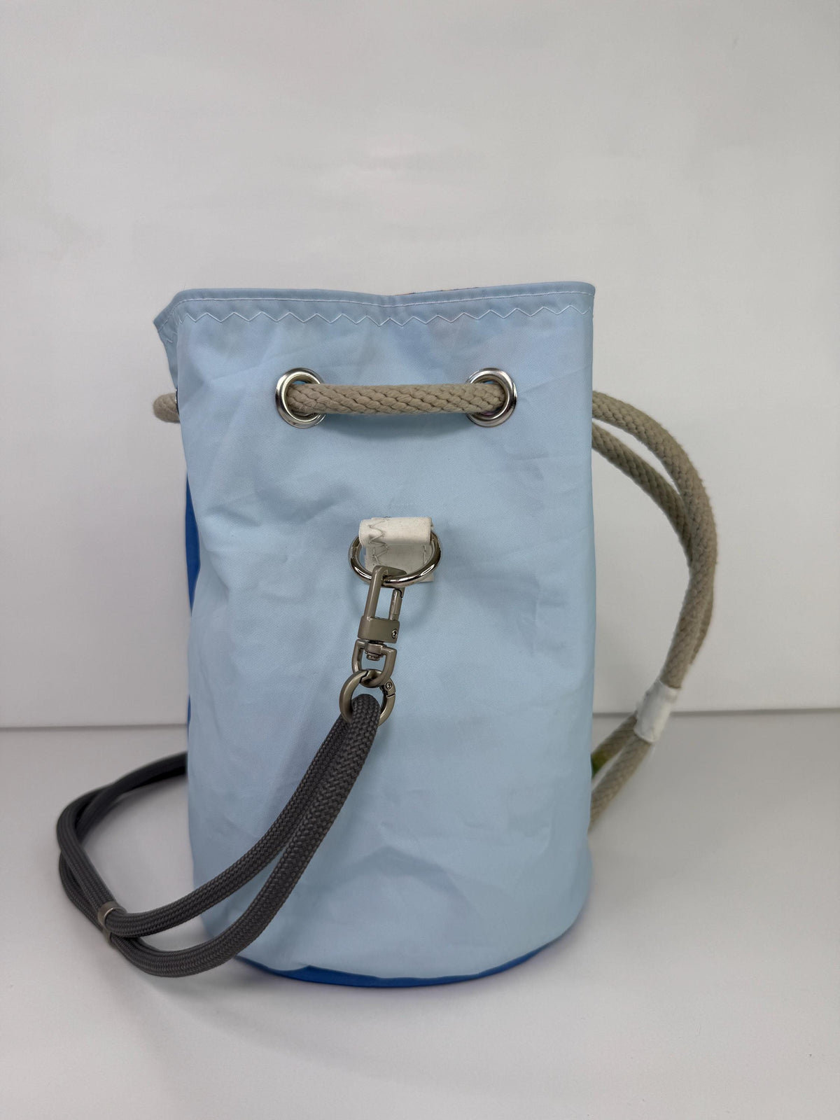 Upcycled Sailcloth Bucket Bag Crossbody Purse