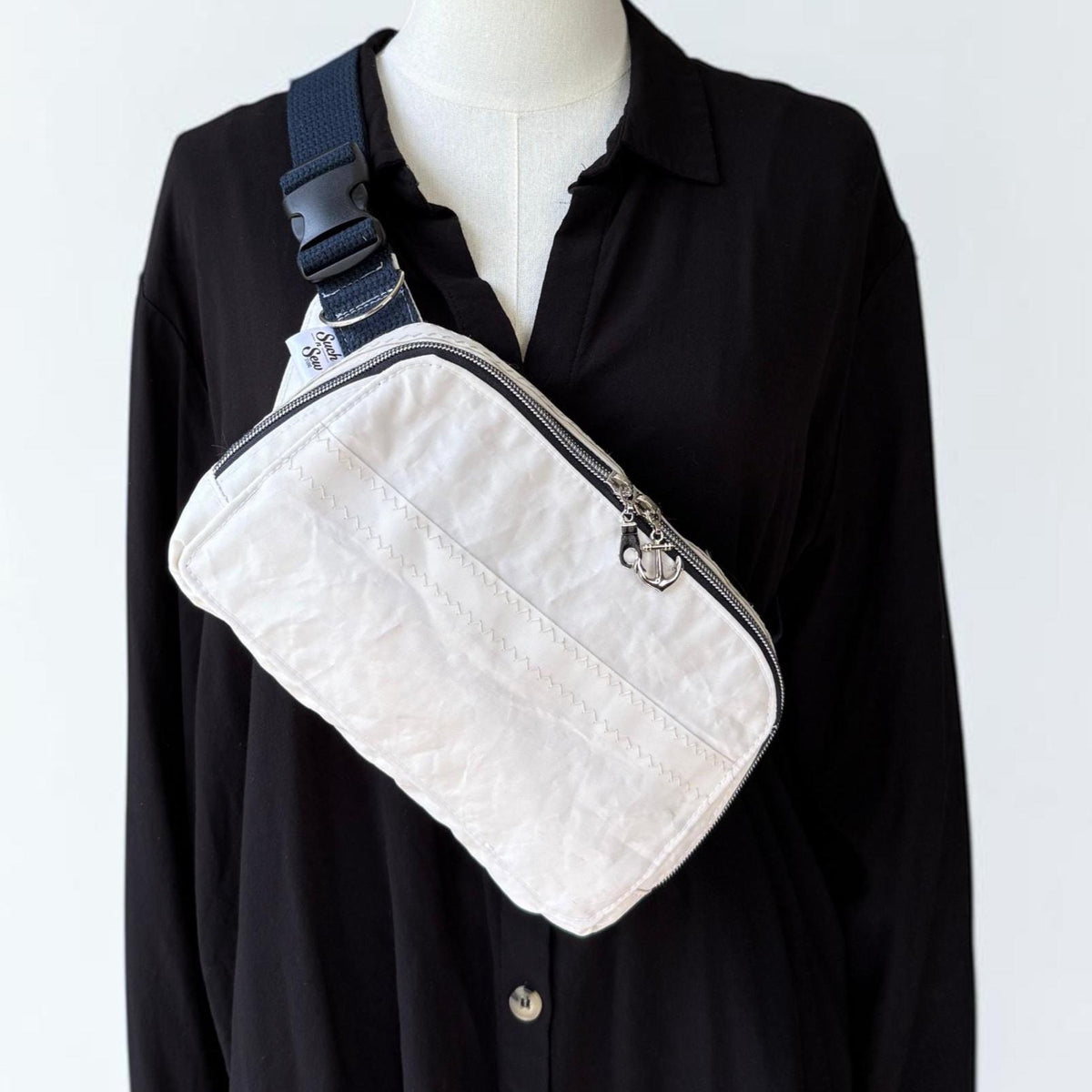 Upcycled Sailcloth Sling Bag Waist Pack