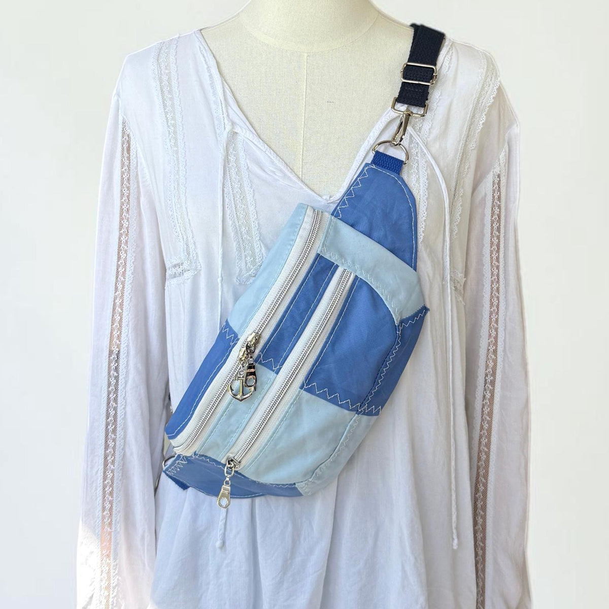 Upcycled Sailcloth Sling Bag