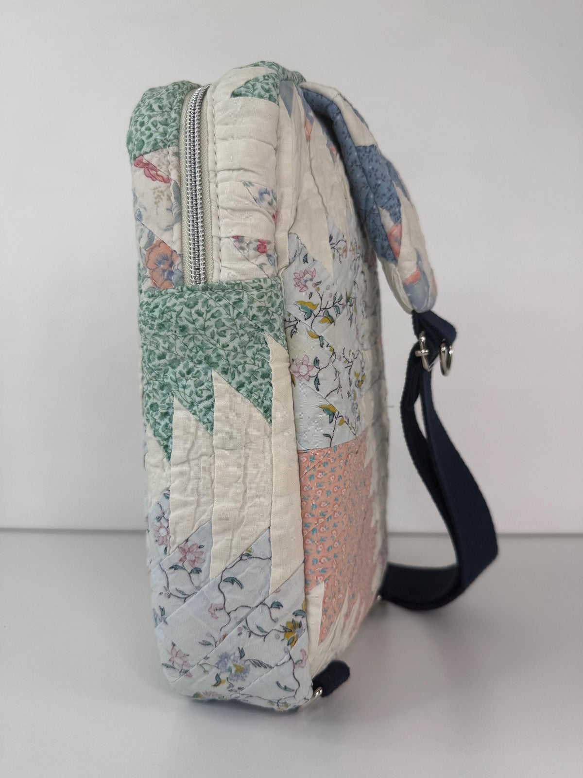 Upcycled Vintage Quilt Rectangular Sling Bag