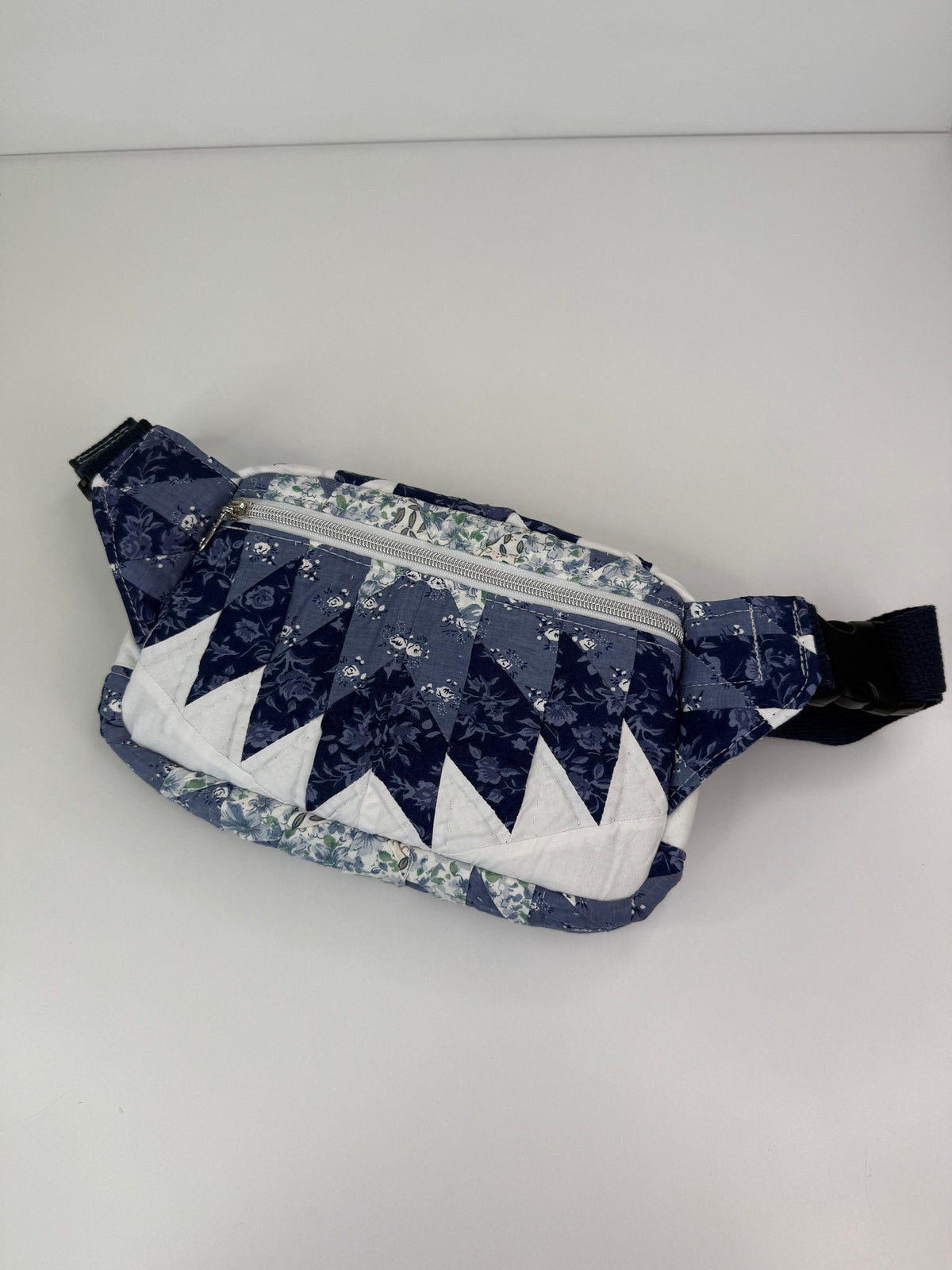 Large Upcycled Vintage Quilt Sling Bag Waist Pack