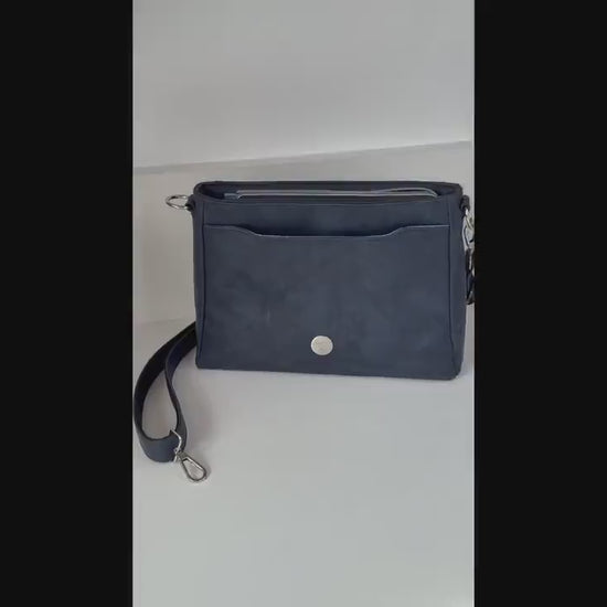 Zynah Handbag Leather Alternative | Crossbody or Shoulder Bag | One of a Kind (Z1)