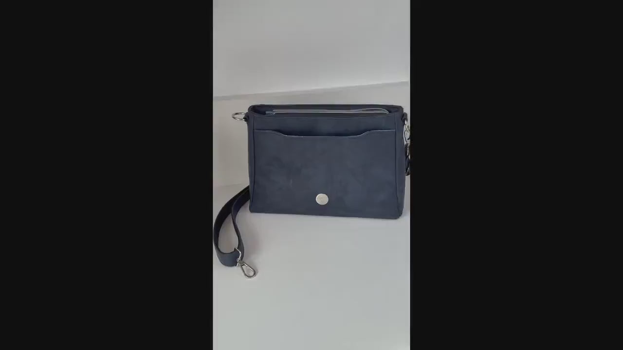 Zynah Handbag Leather Alternative | Crossbody or Shoulder Bag | One of a Kind (Z1)